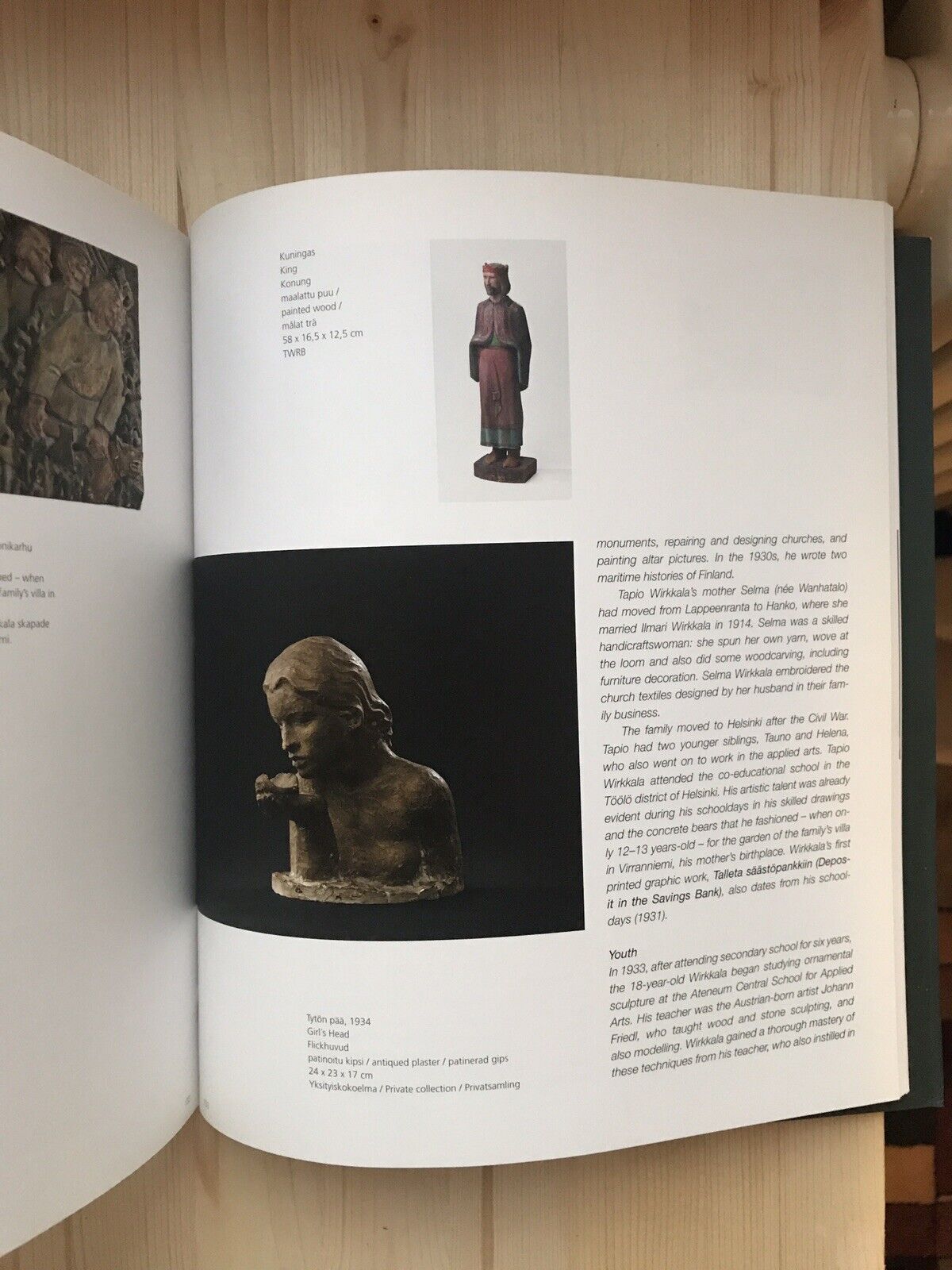 Tapio Wirkkala, Kuvanveistäjä - sculptor - skulptör
