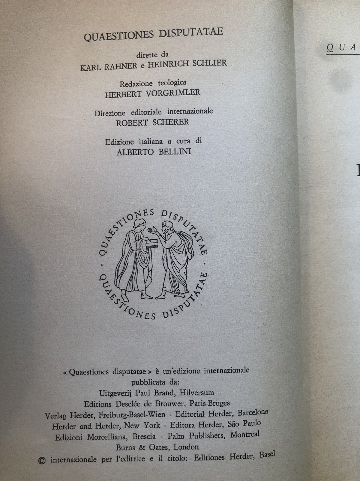 Il problema dell'ominizzazione, Karl Rahner - Morcelliana 1969