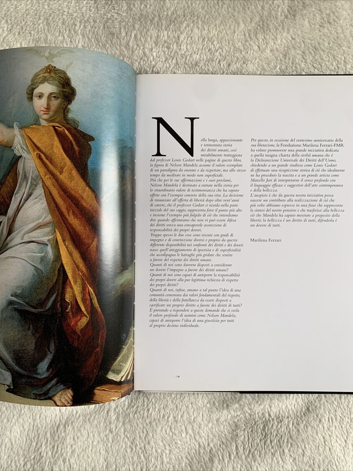 Il lento cammino dei diritti dell'uomo. FMR Marilena Ferrari. Louis Godart 2010