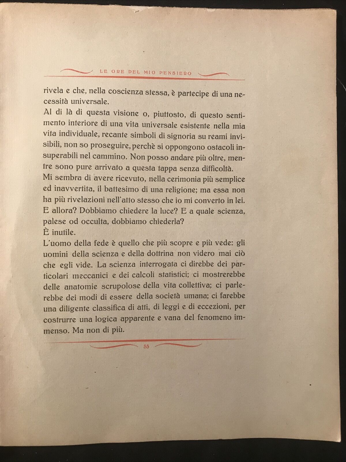 Le ore del mio pensiero, Piero Zama, Fratelli lega editori 1932