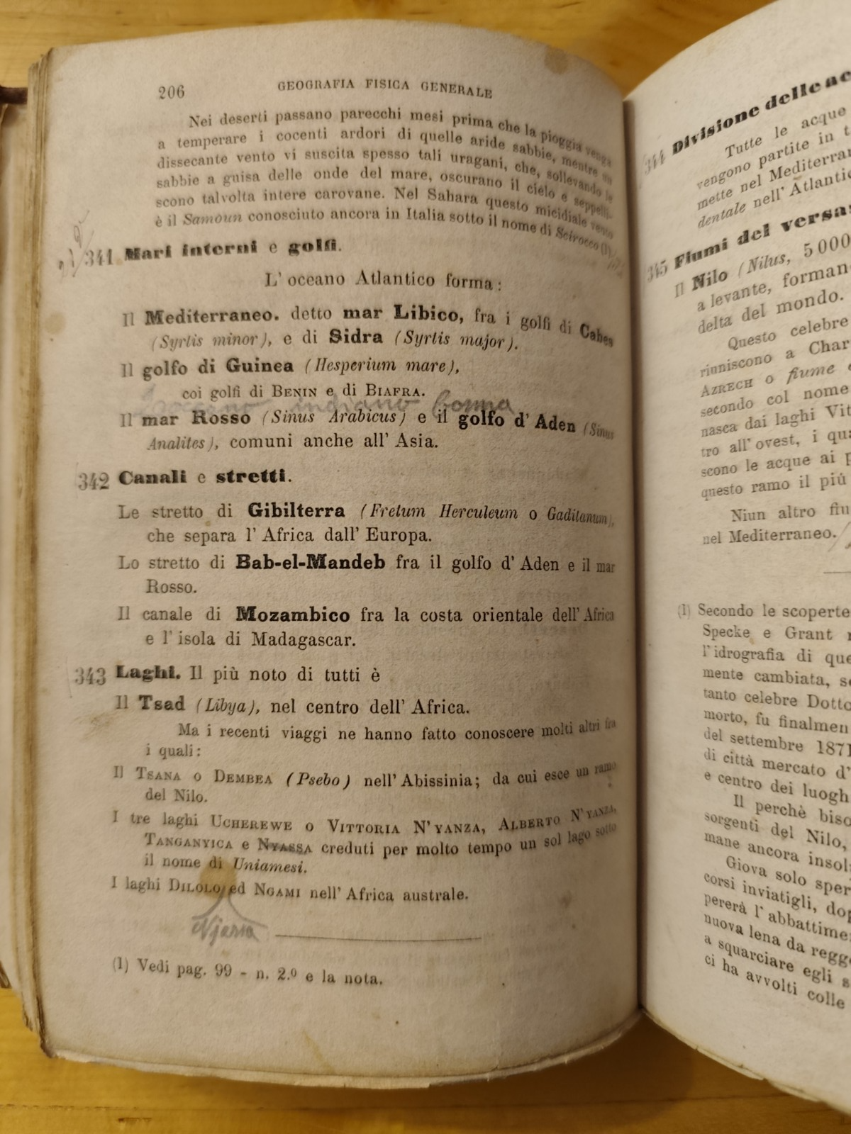 Corso elementare di Geografia e statistica - Luigi Ungarelli, Bologna 1874
