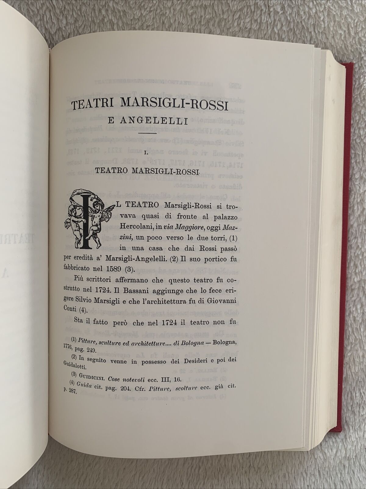 I TEATRI DI BOLOGNA NEI SECOLI XVII E XVIII. Corrado Ricci, Arnaldo Forni editor