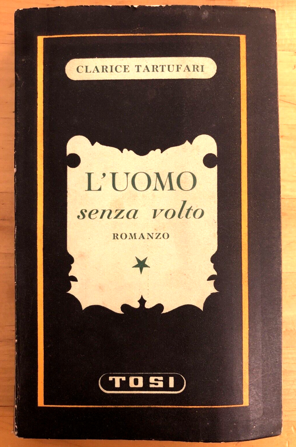 L'Uomo senza volto, Clarice Tartufari - Tosi 1941