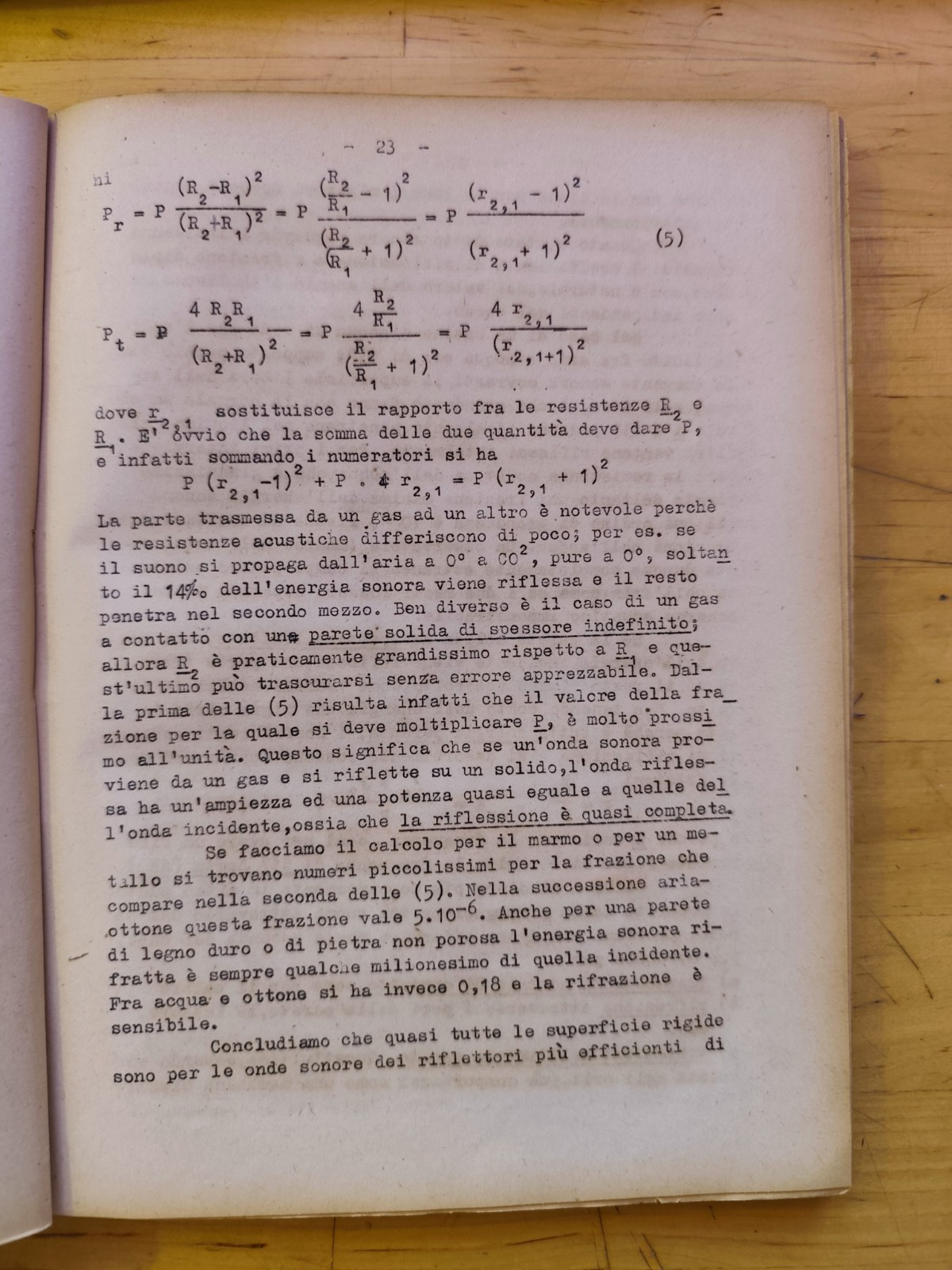 Acustica delle sale FISICA TECNICA per studenti di architettura, Magini Ranieri