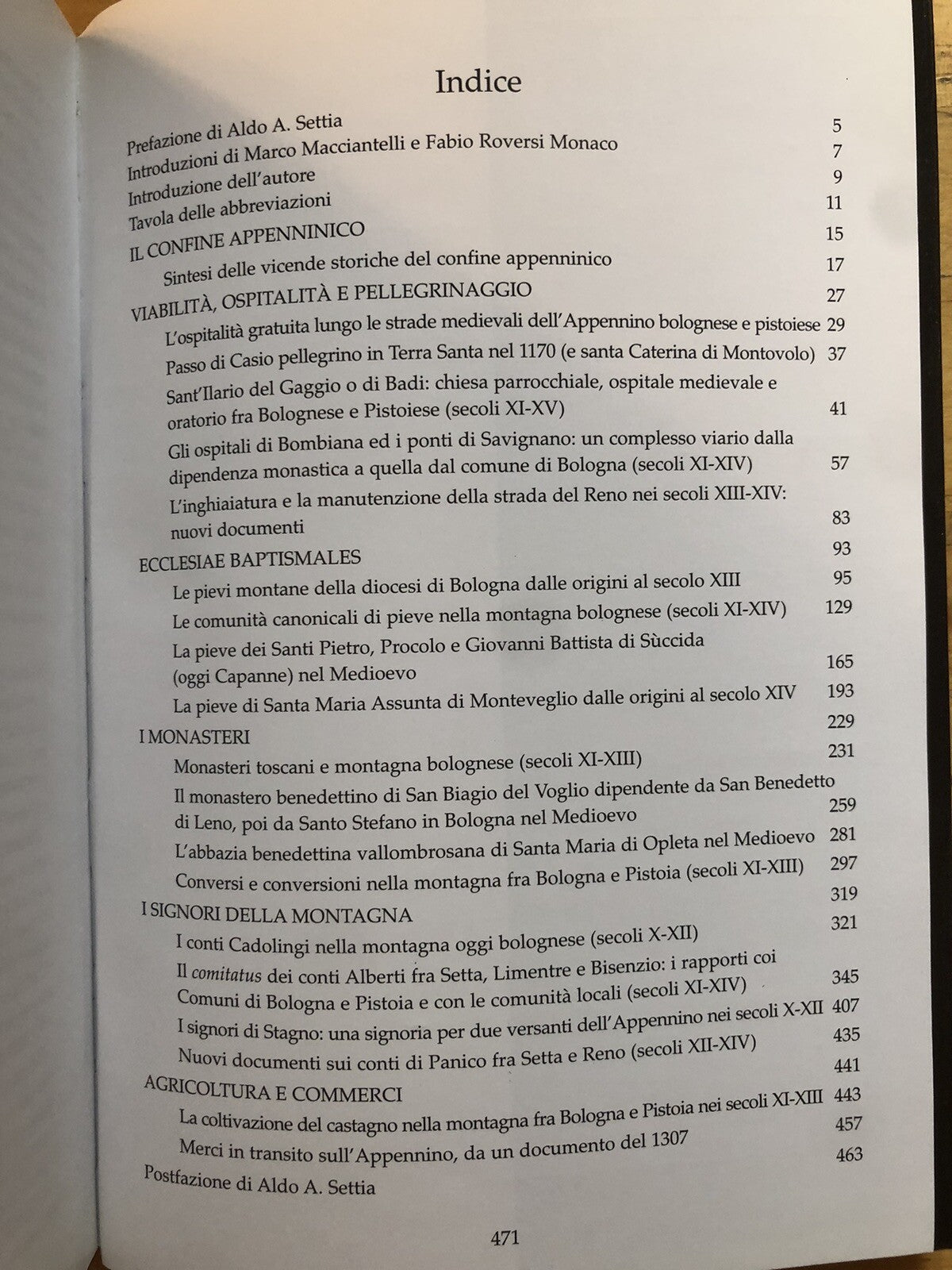 Il Medioevo nella montagna tosco-bolognese, Renzo Zagnoni. Bologna Porretta Term