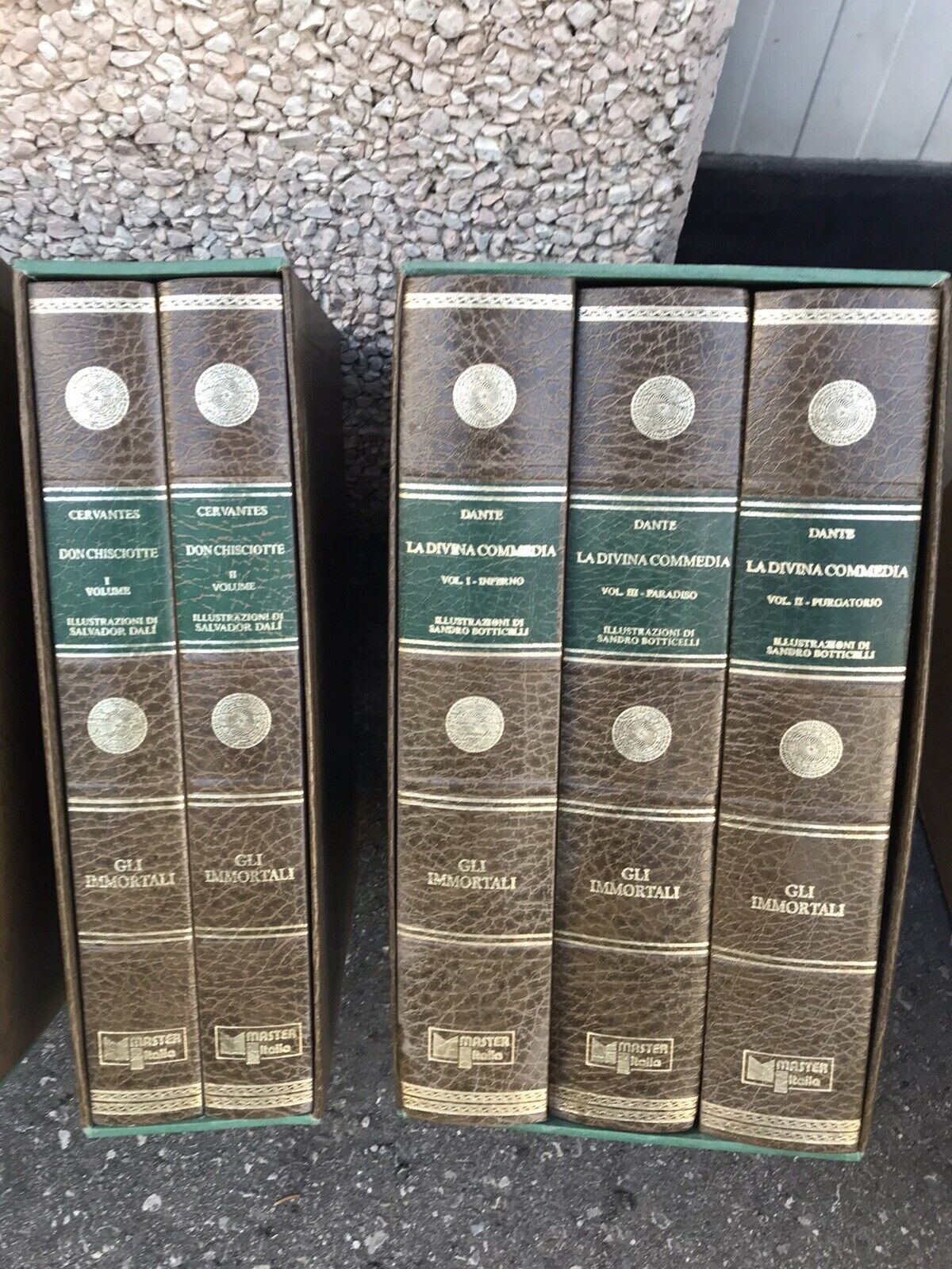 Manzoni, Boccaccio, Virgilio, Tasso, Cervantes, Dante - Promessi sposi, Divina c