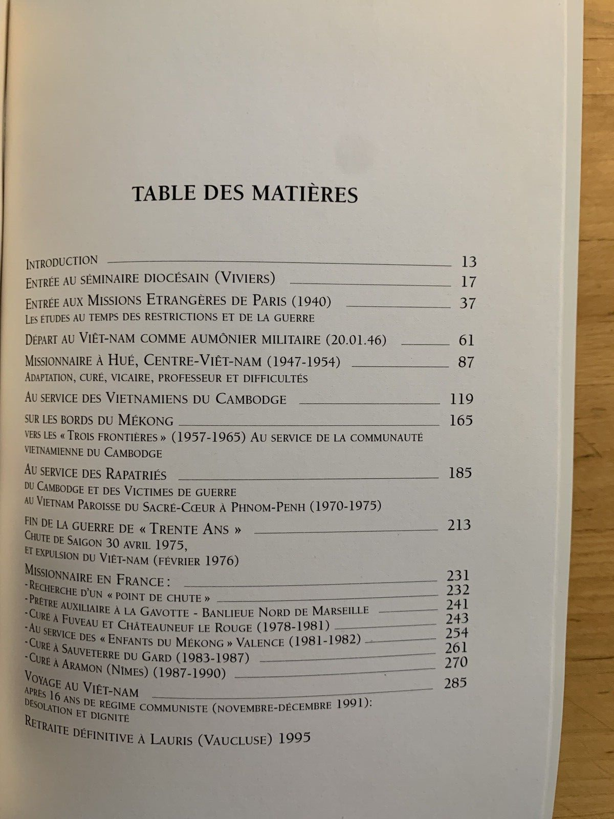 DE L'ARDECHE AU MEKONG - PERè LOUIS EYNARD 1999