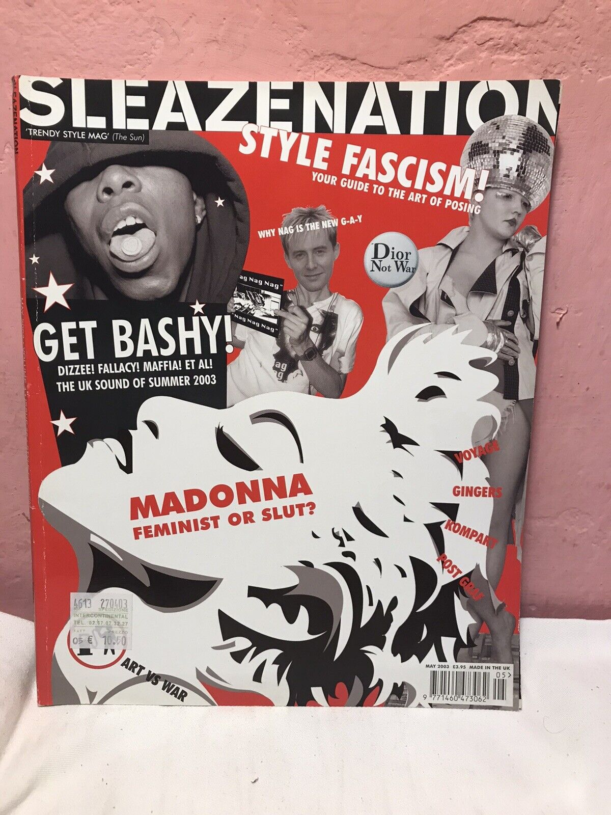 Sleazenation,MADONNA,BANKSY,DIZZEE RASCAL May 2003,Vol.4,issue 26,Style Fascism