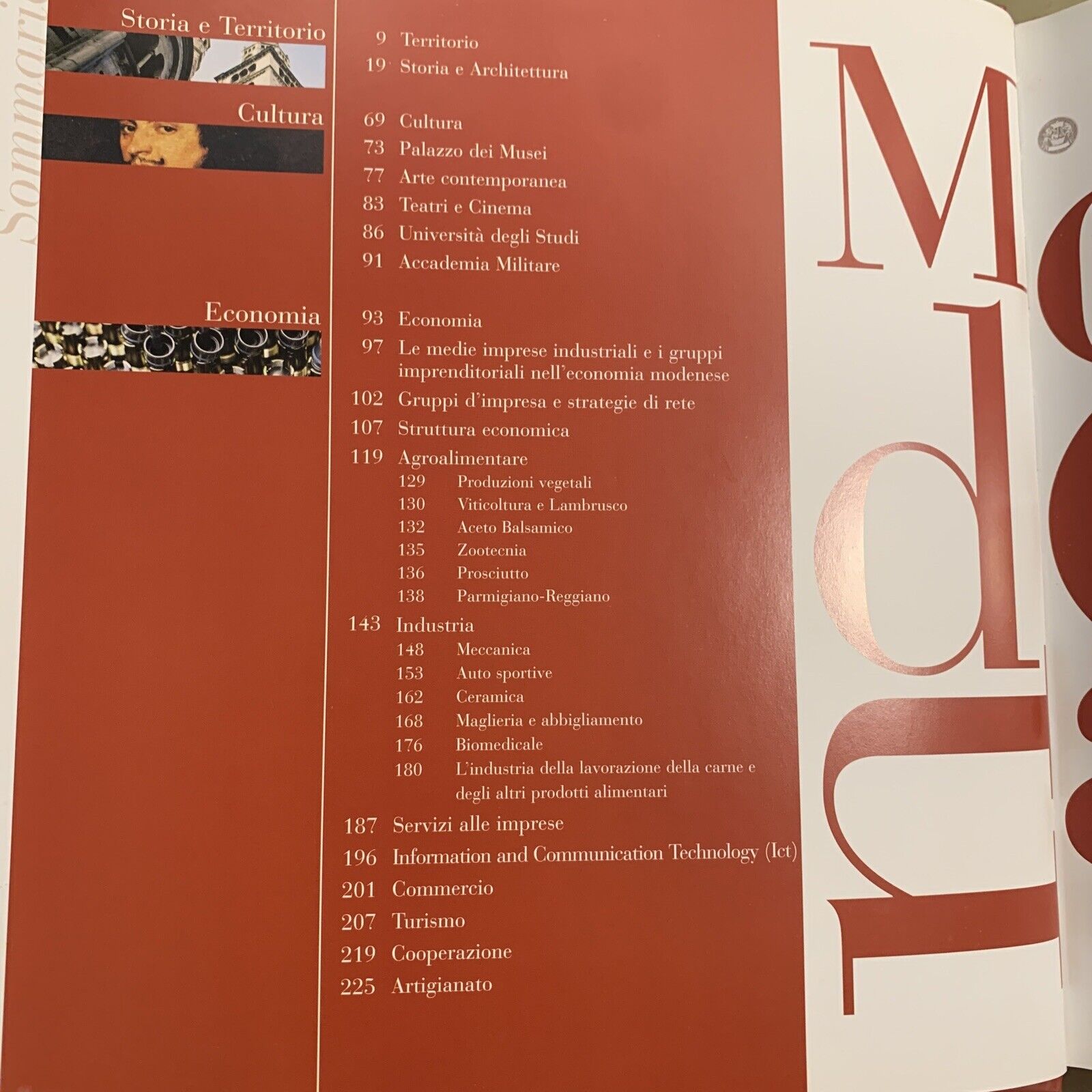 MODENA, Economia Cultura Economy Culture 2008 #