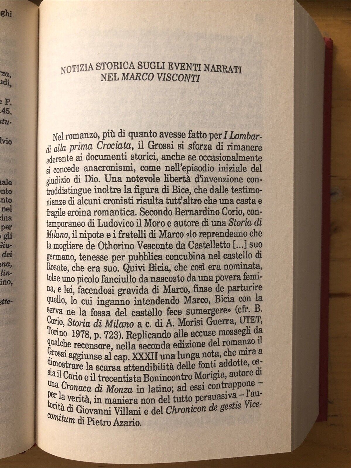 Tommaso Rossi - Marco Visconti. i Calssici del Romanzo storico. Fabbri editori