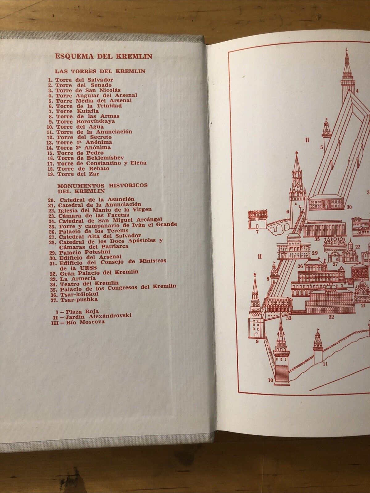 EL KREMLIN monumentos Historicos y obras de arte, Editorial Progreso Moscu 1968