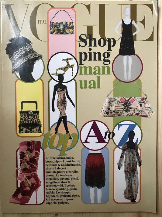 VOGUE ITALIA SHOPPING MANUAL TOP A TO Z supplemento al n 654 FEBBRAIO 2005