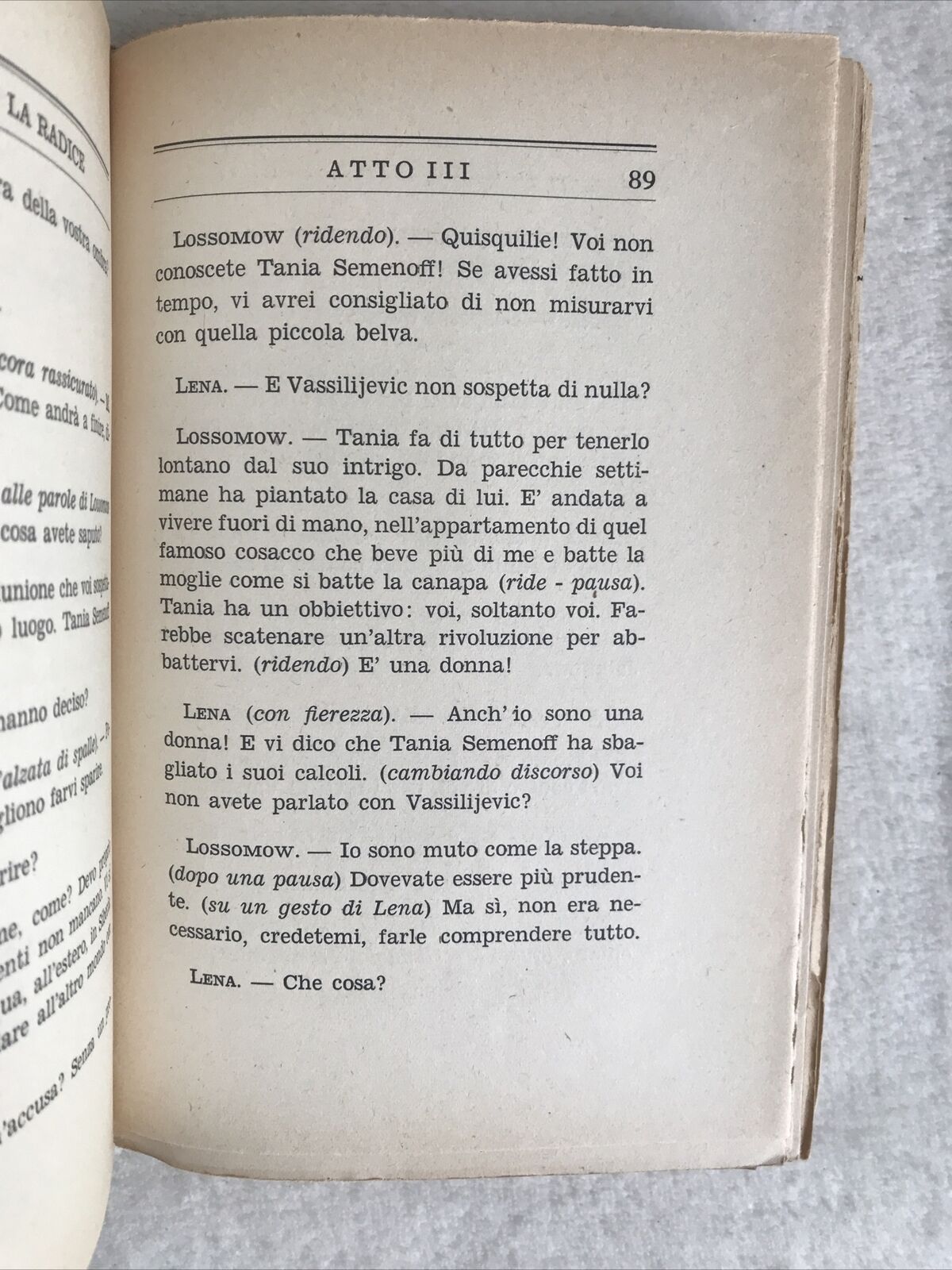 IL RAMO E LA RADICE UN UOMO DI PARTE, Rino Alessi, ediz. accademiche AUTOGRAFO
