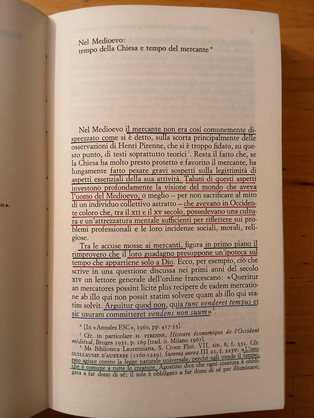 Tempo della Chiesa e tempo del mercante - Le Goff - Einaudi paperbacks 1981