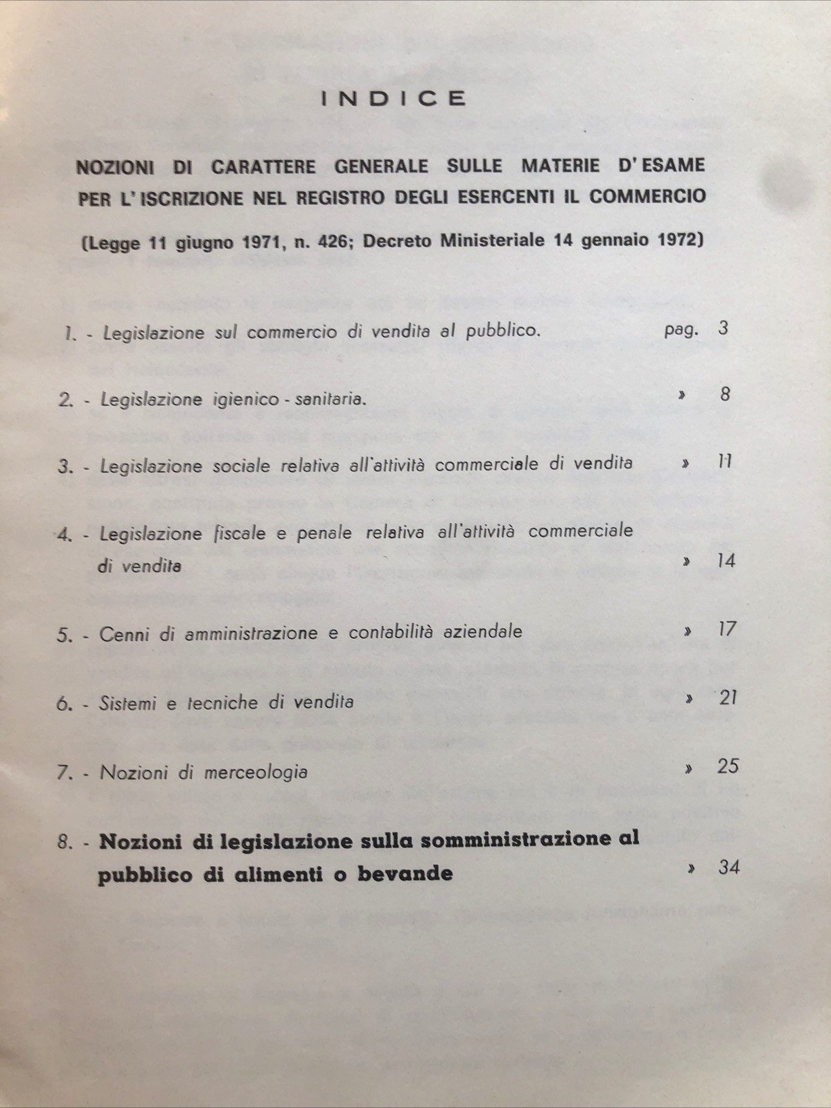 Camera di commercio industria artigianato e agricoltura Ferrara, Nozioni di cara