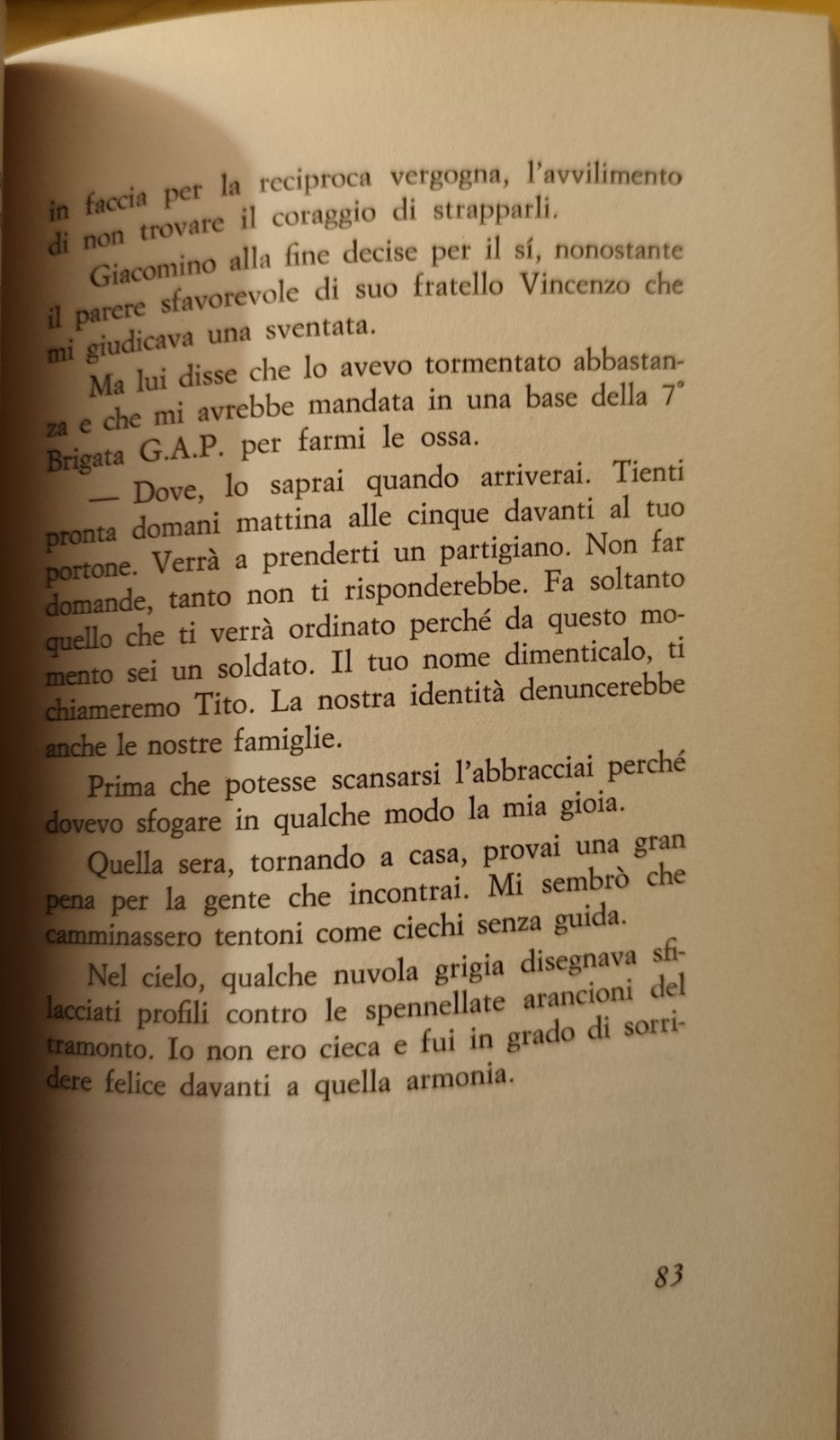 Il Sole nero Gina Negrini (Partigiana Bologna) Cappelli ed. * Autografato, 1969