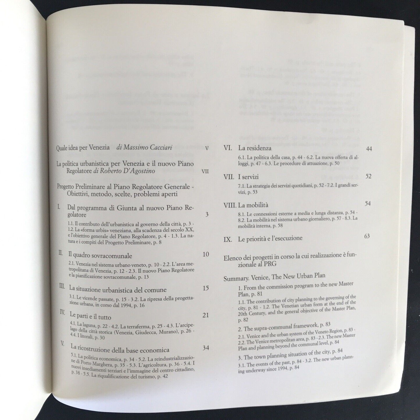 VENEZIA il nuovo piano urbanistico, Leonardo benevolo, Laterza editori 1996 #