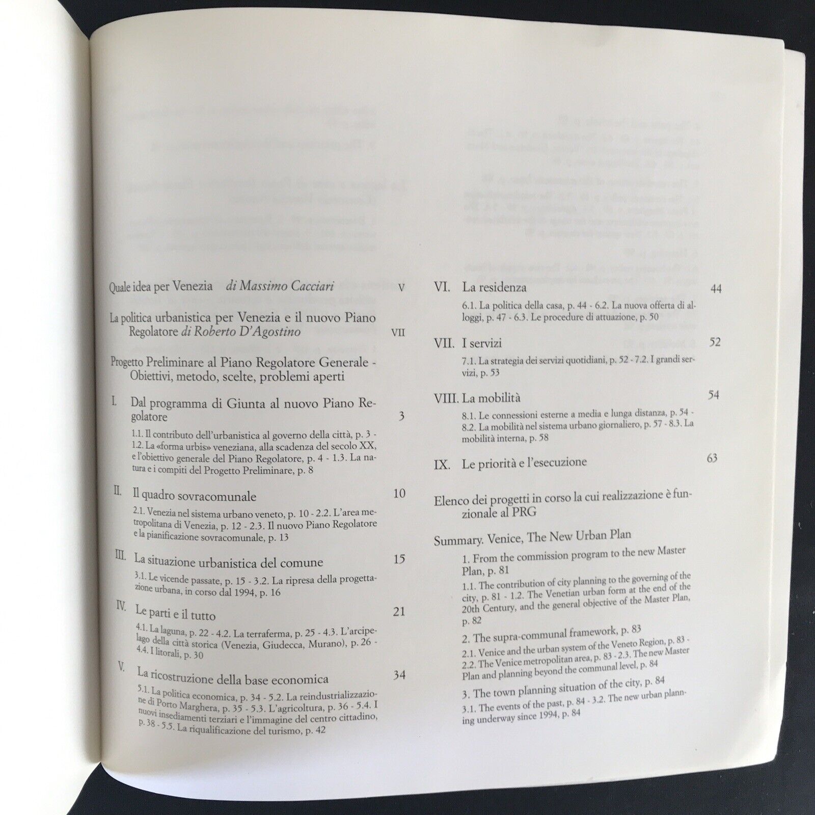 VENEZIA il nuovo piano urbanistico, Leonardo benevolo, Laterza editori 1996 #