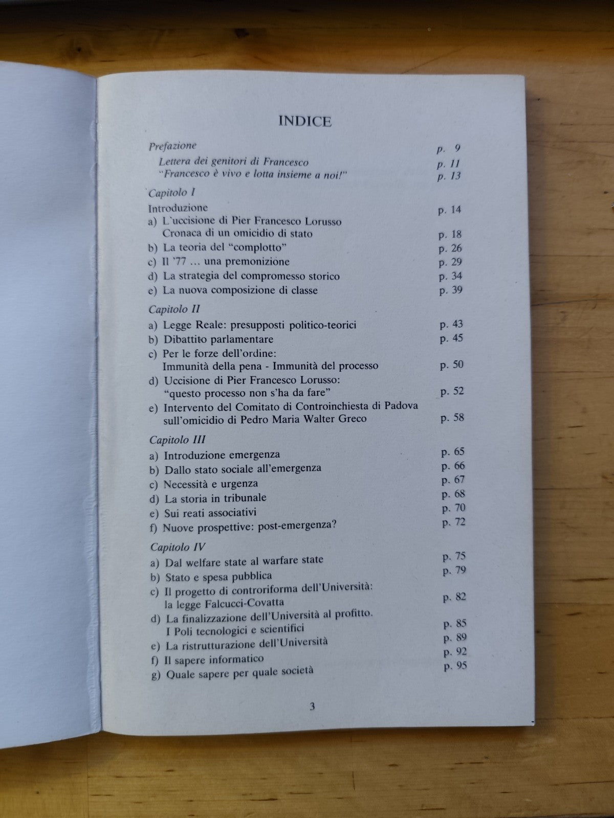 Piccola città, Francesco Lorusso Movimento del ’77 Movimento studentesco Bologna