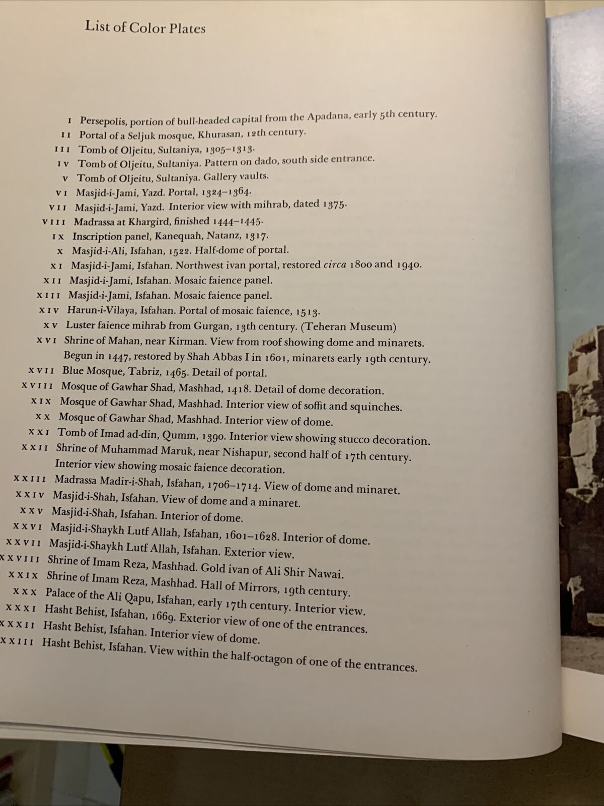 PERSIAN ARCHITECTURE - Arthur Upham Pope. Thames and Hudson 1965