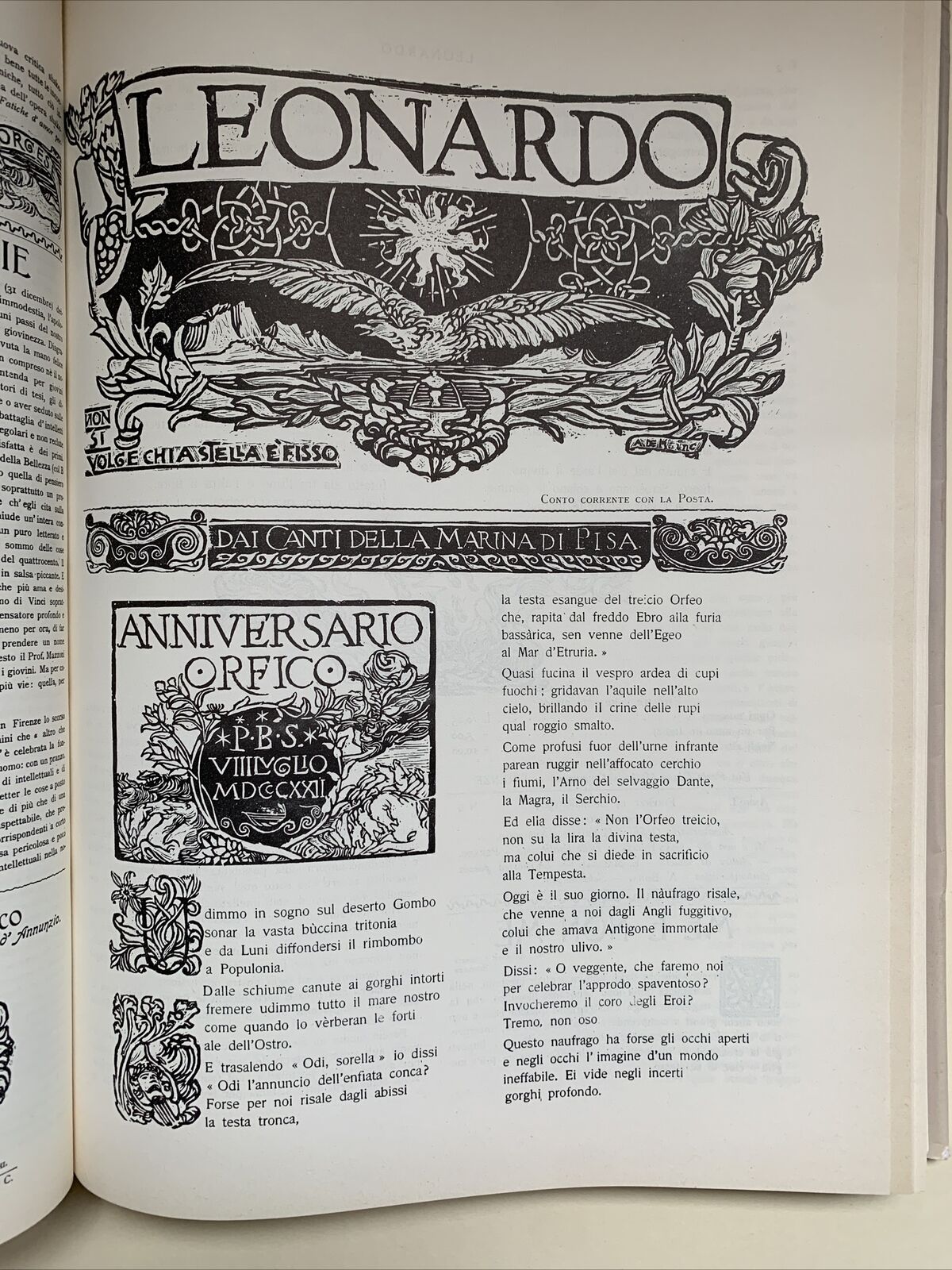 LEONARDO Rivista d'Idee. Mario Quaranta Schram Pighi, Arnaldo Forni ed. 1981 #