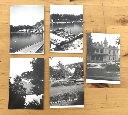 Fotografie MONTECARLO - 5 fotografie originali anni '50