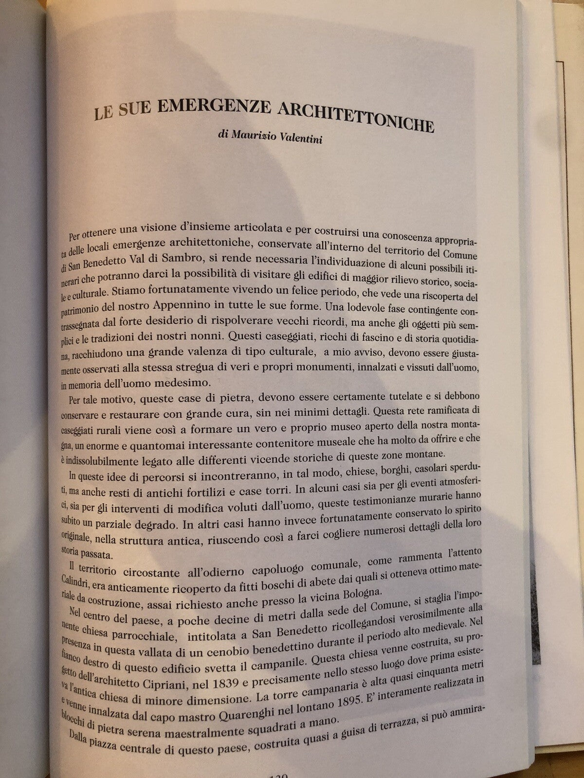San Benedetto Val di Sambro - Maurizio Valentini. un comune dell'Alto Appennino