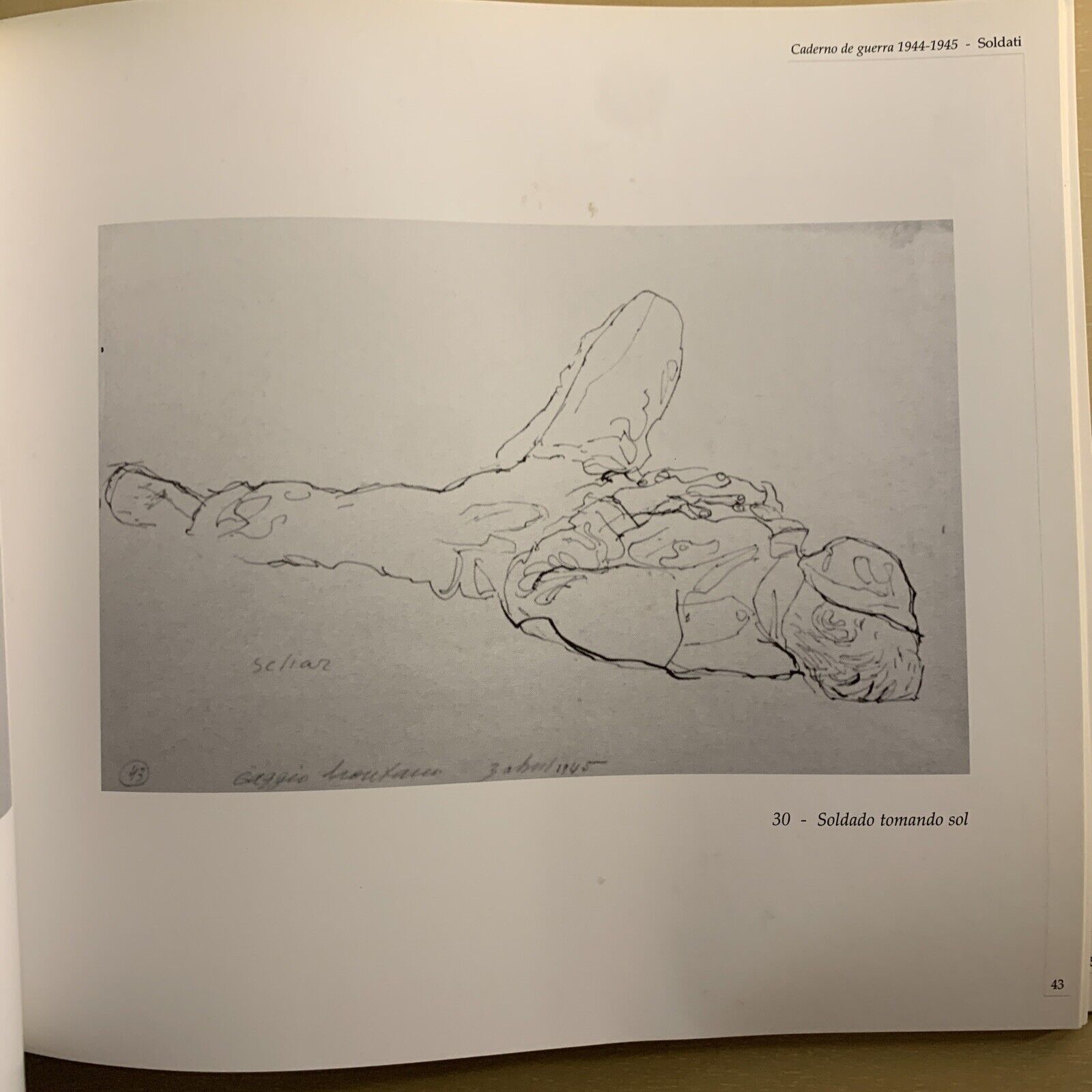 Carlos Scliar. Caderno de guerra 1944-1945. 1500/2000. A Redescoberta do Brasil#