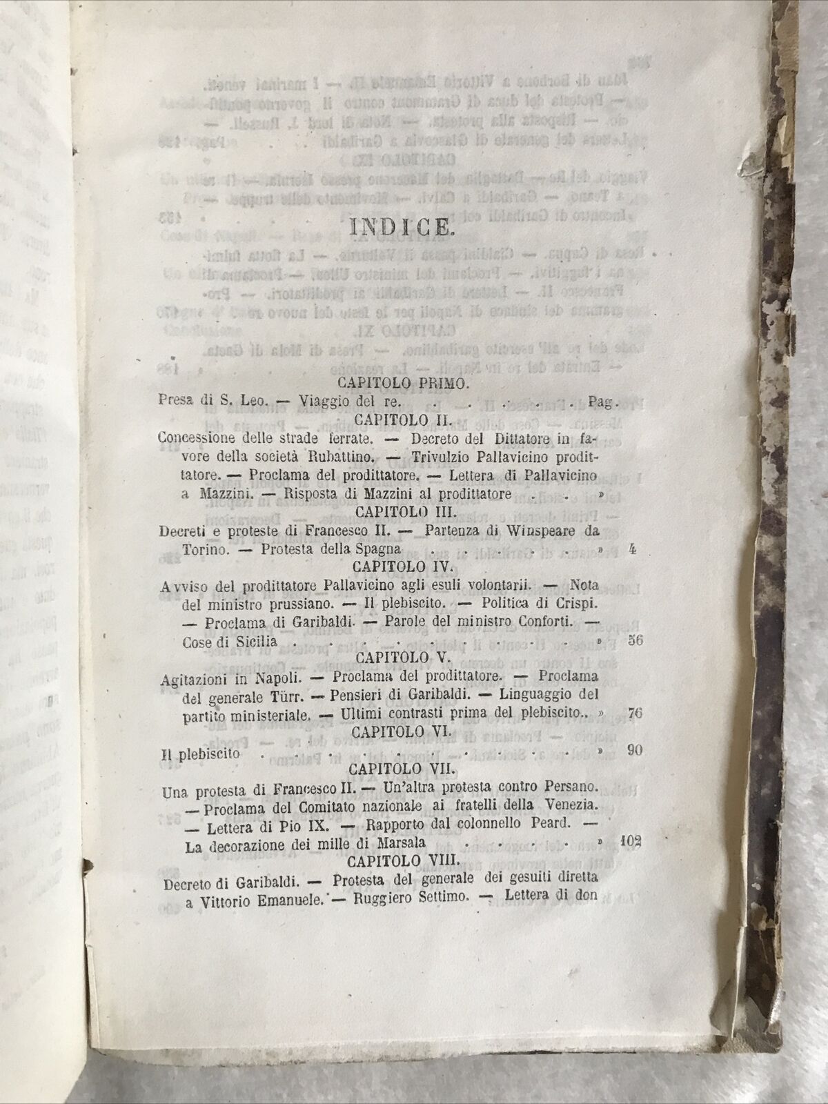 STORIA DELL'INSURREZIONE SICILIANA, Giovanni la Cecilia, Sanvito 1861 - Vol 2
