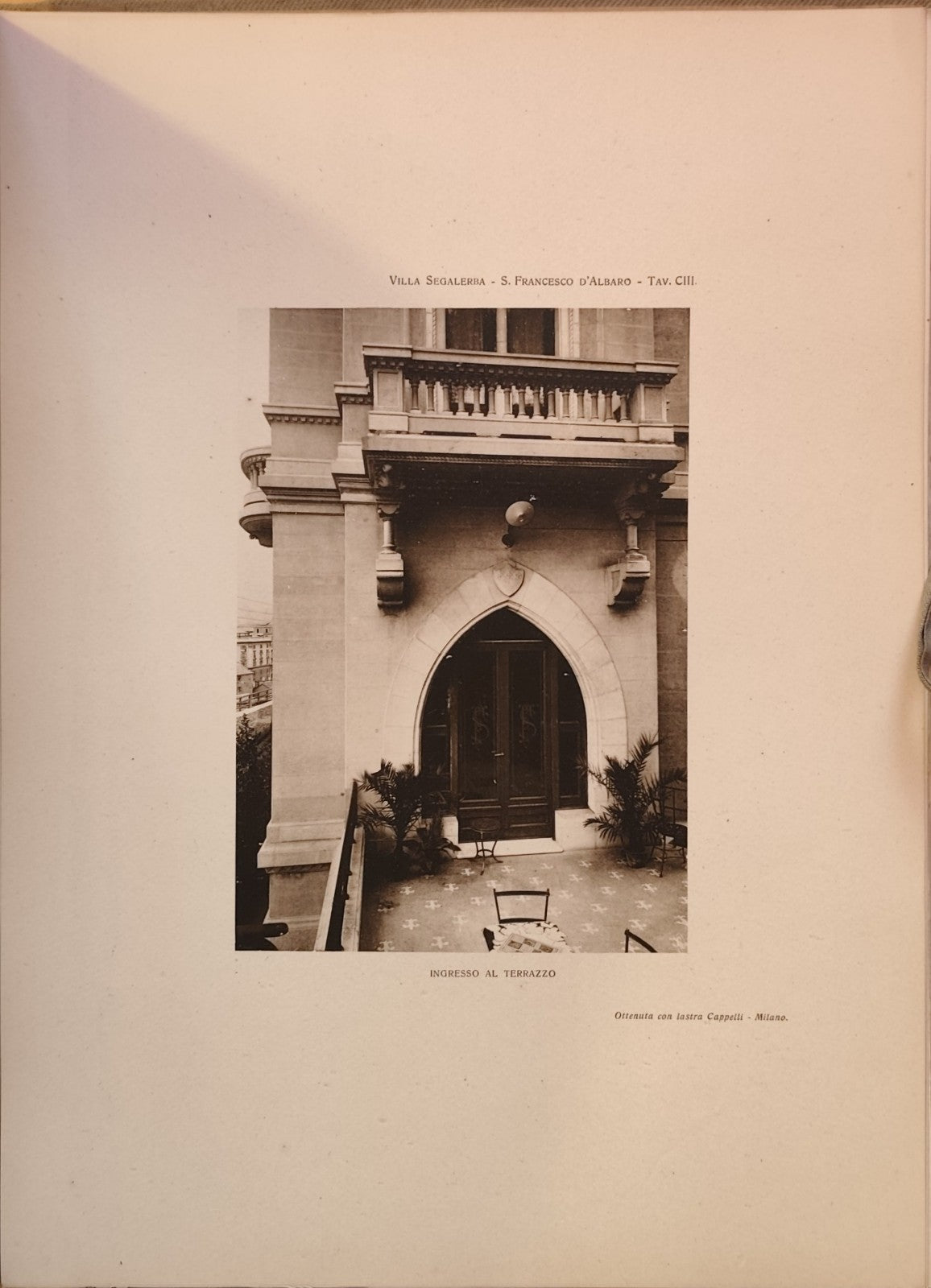Ville e Castelli d'Italia, Riviera Ligure, Vittorio Cicala 1917, Gustavo Modiano
