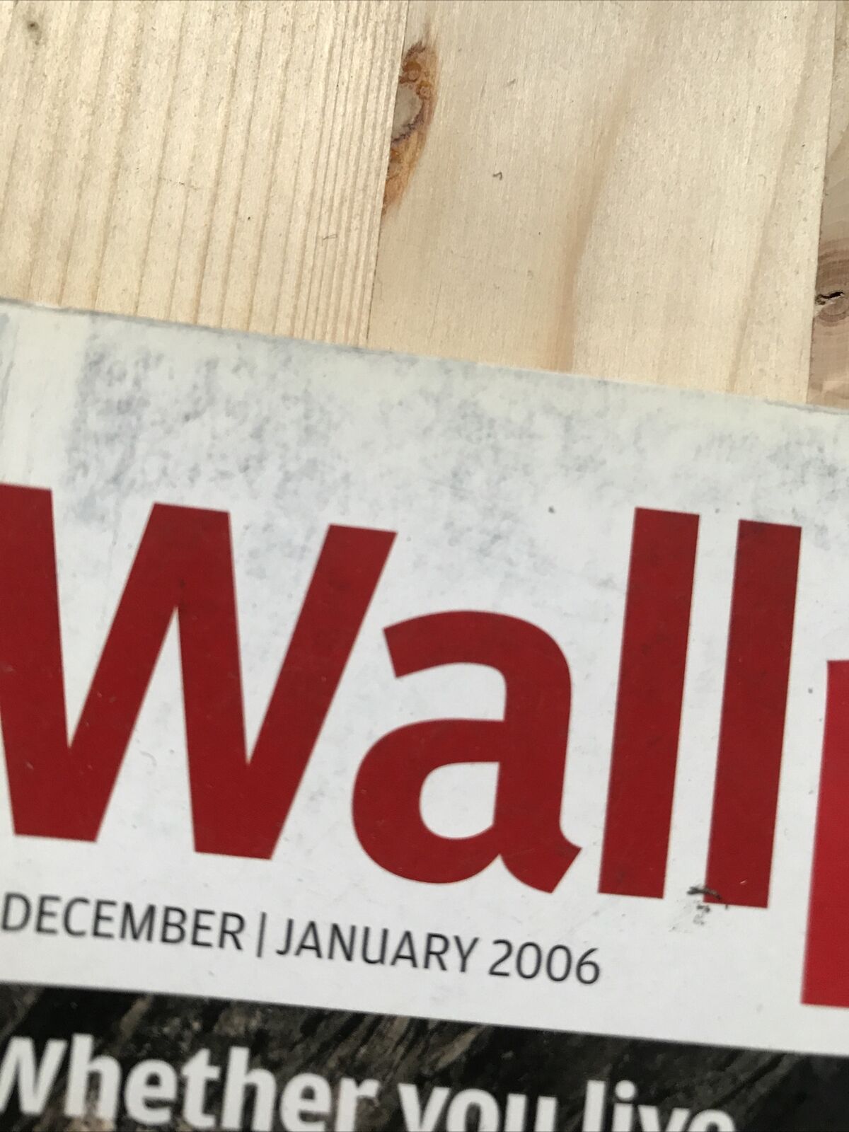 wallpaper magazine december january 2006 #