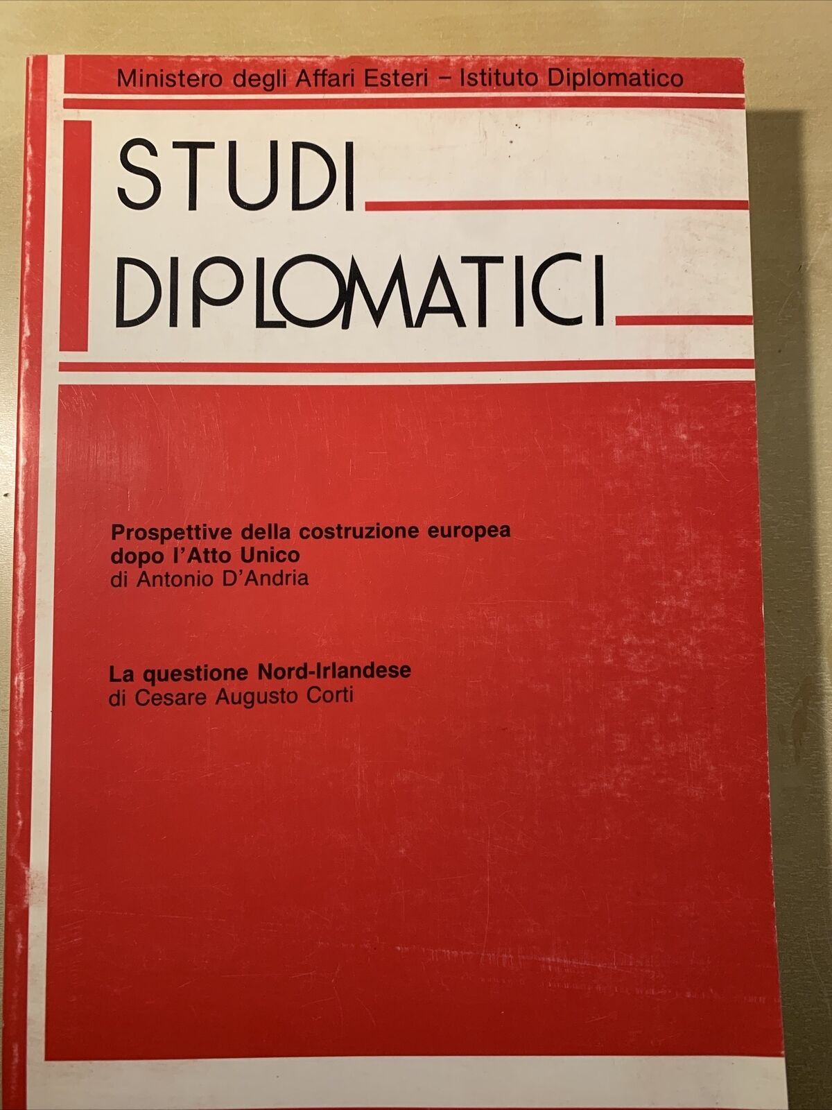 STUDI DIPLOMATICI - Ministero degli affari esteri. Istituto diplomatico 11 voll
