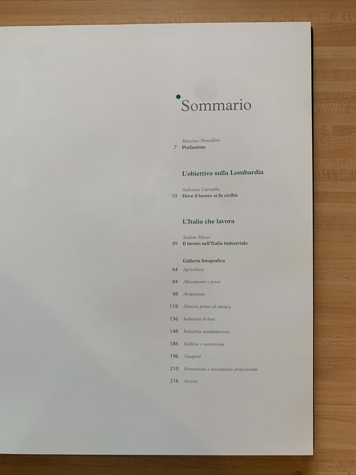 ITALIA AL LAVORO - Alinari 24 ore, a cura di Stefano Musso Banca Popolare Milano