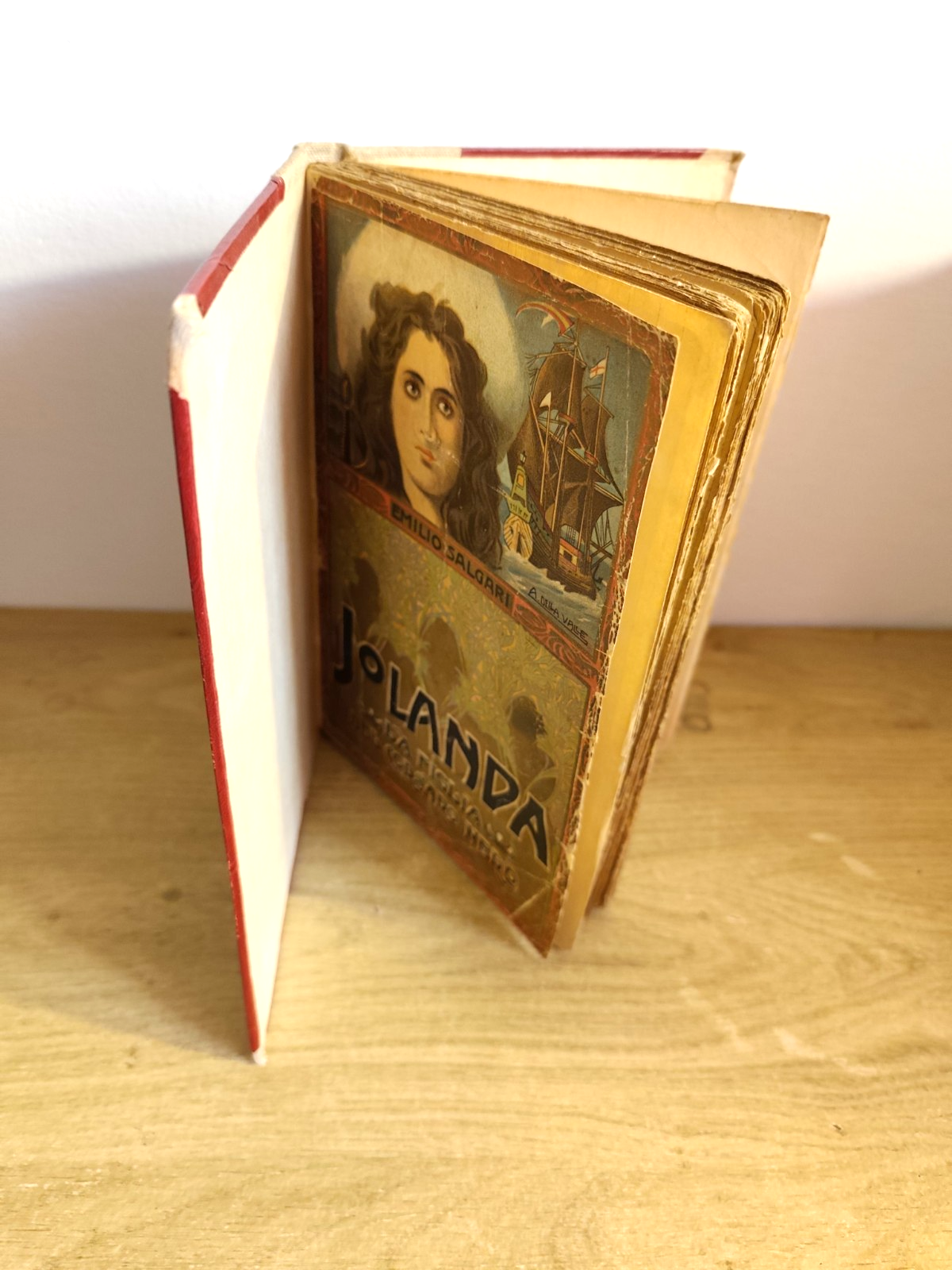 Jolanda la figlia del corsaro nero, Emilio Salgari. Vallardi 1927, illustrato