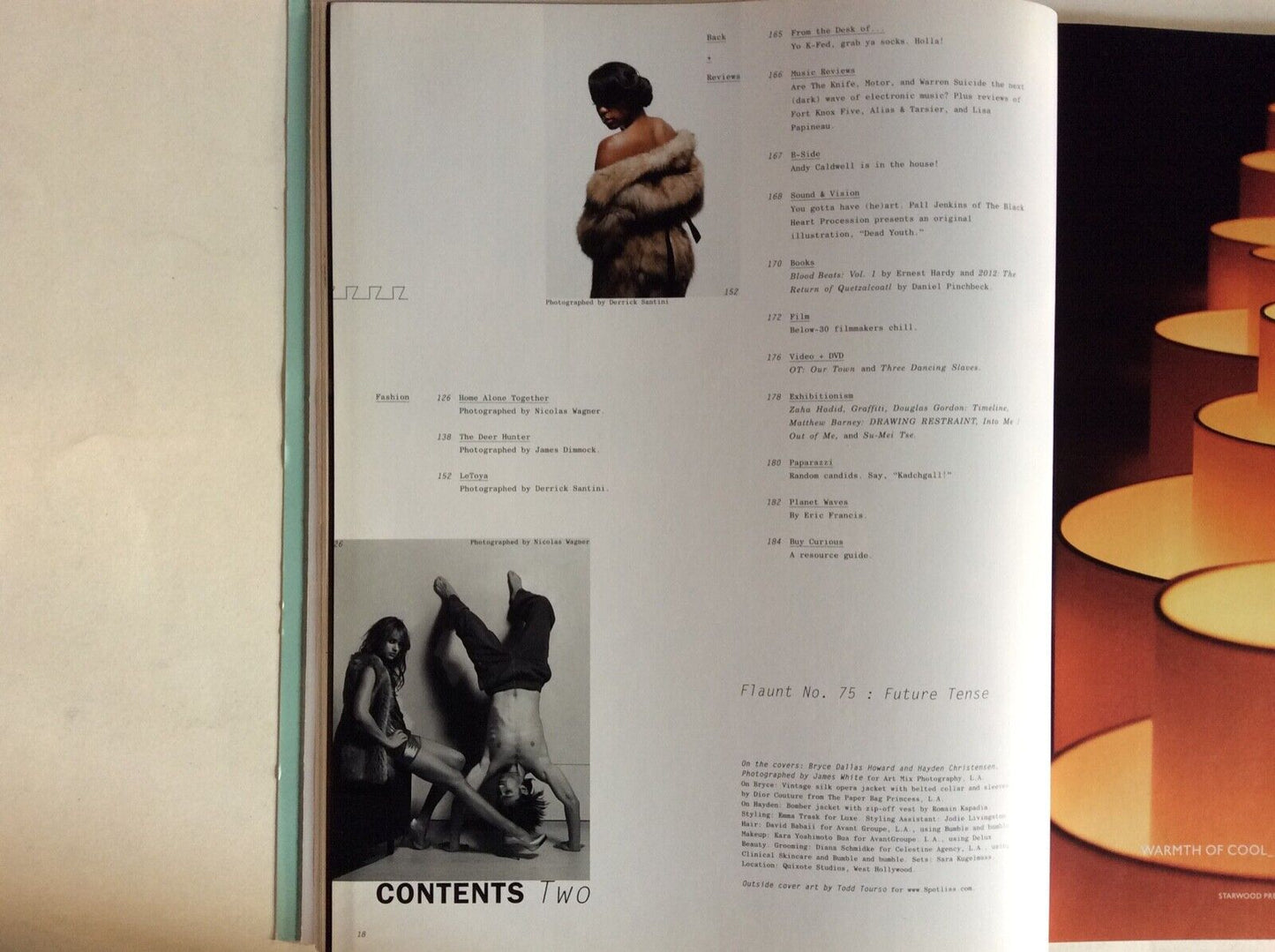 FLAUNT MAGAZINE 75  FUTURE TENSE  HAYDEN CHRISTENSEN + BRYCE DALLAS HOWARD