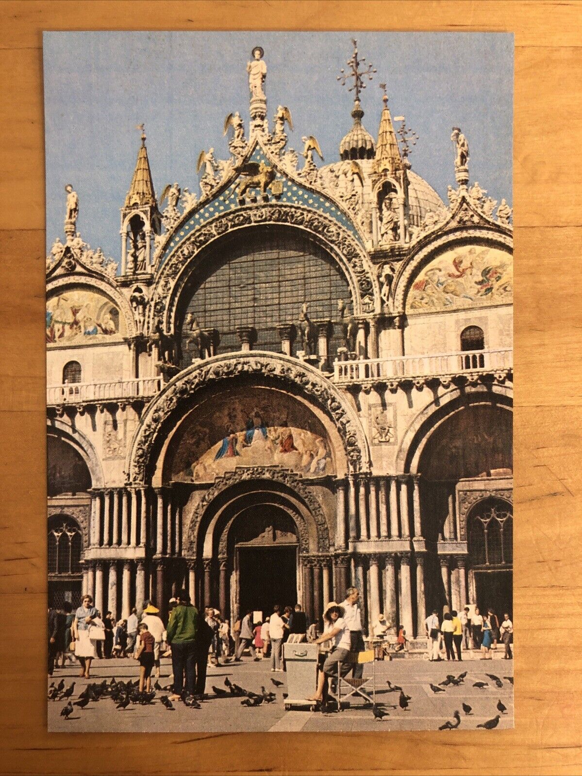 CARTOLINA - VENEZIA PARTICOLARE DELLA BASILICA DI SAN MARCO. NON VIAGGIATA