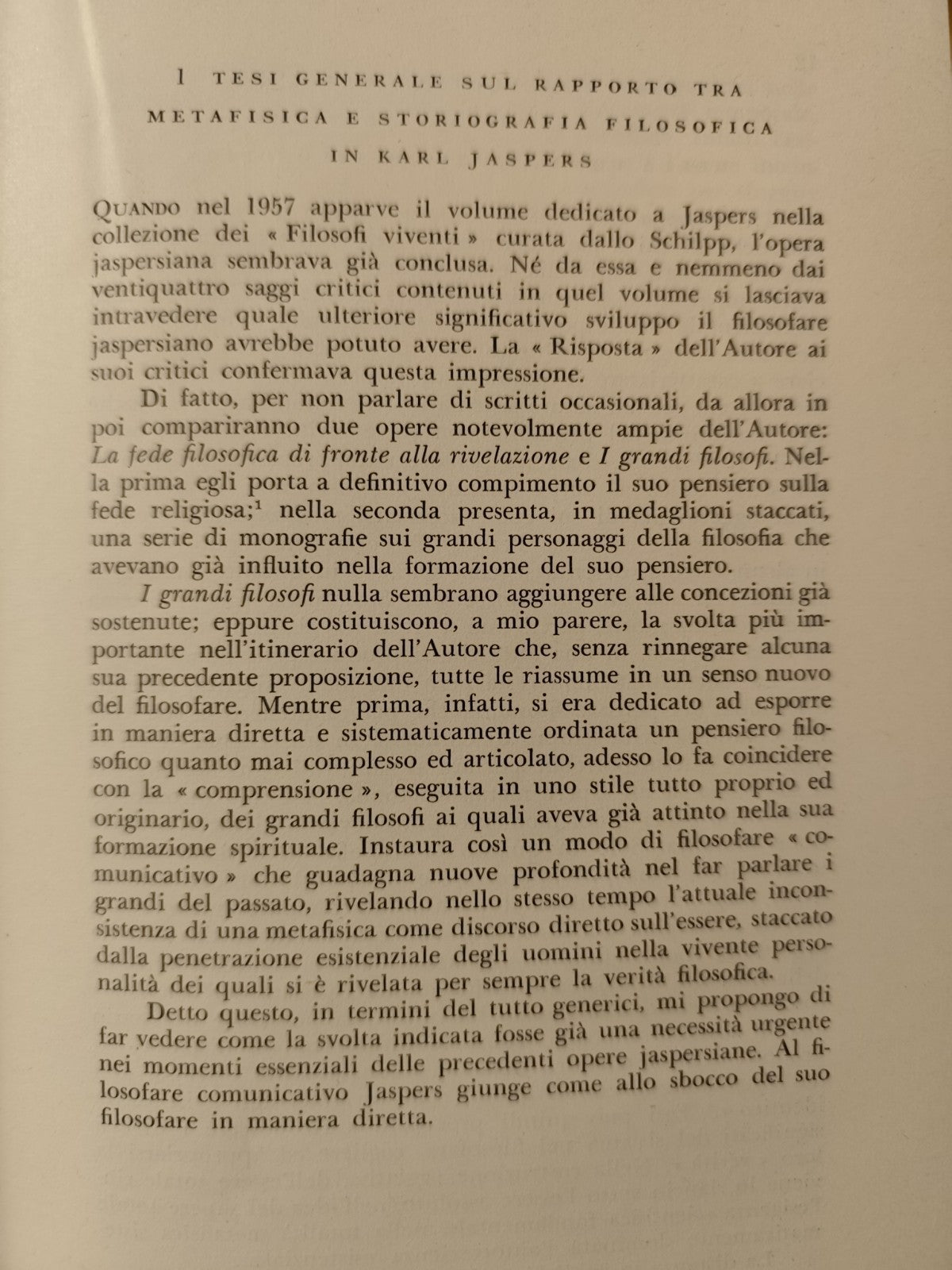 I grandi filosofi di Karl Jaspers - Longanesi 1973