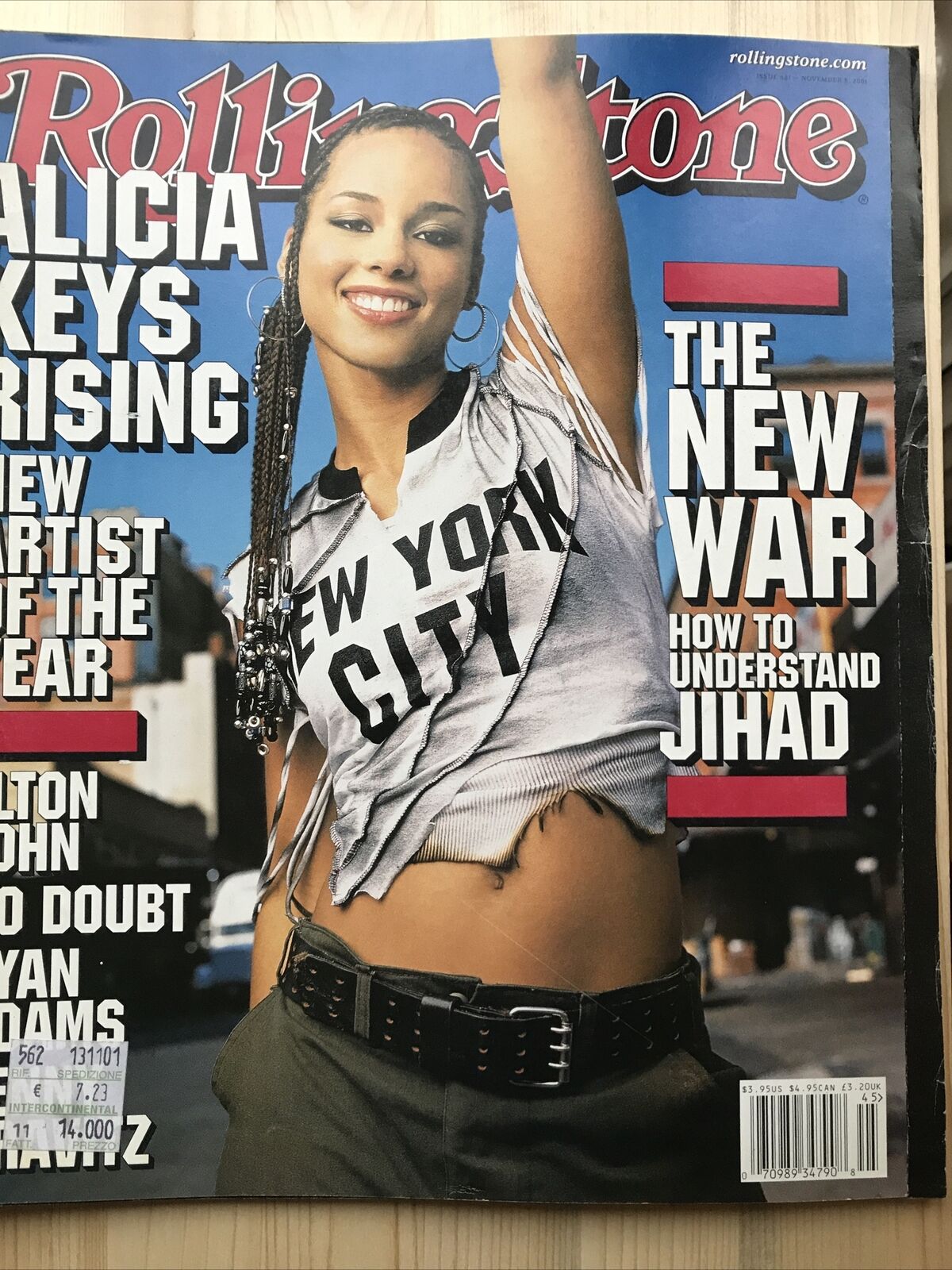 Rollingstone Alicia Keys Issue 881 November 8, 2001 Full Magazine #