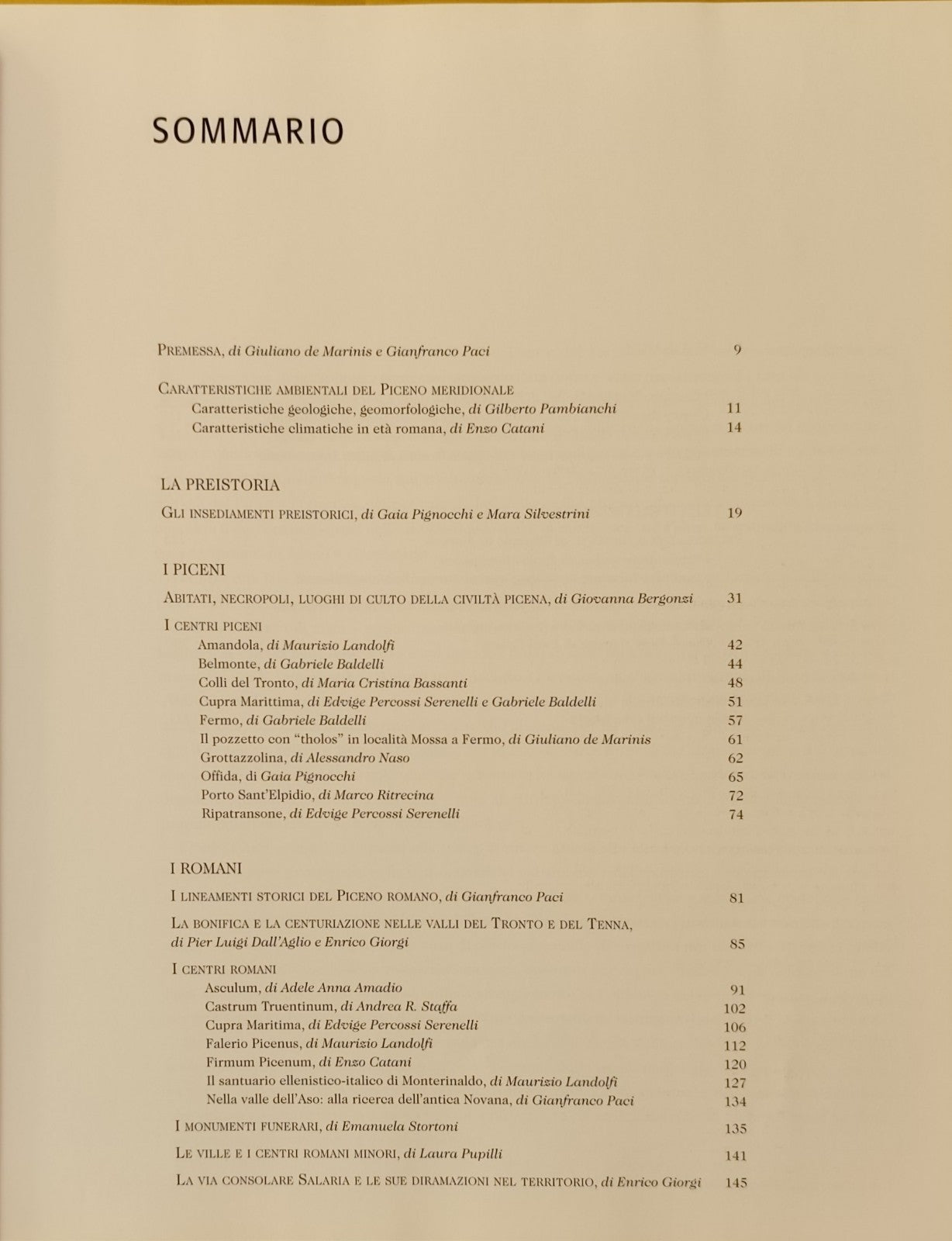 Beni Archeologici Fermo Ascoli Piceno, Giuliano de Marinis, Gianfranco Paci 2000