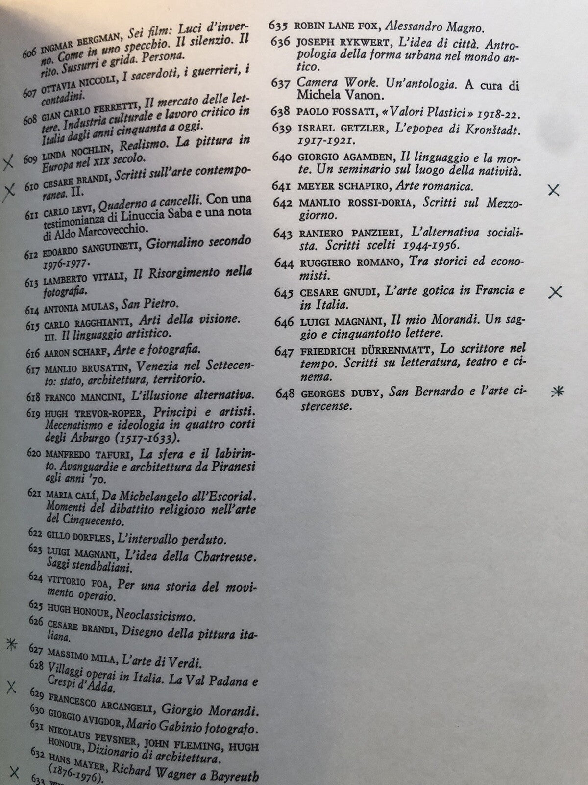 San Bernardo e l'arte cistercense, Georges Duby. Einaudi 1982