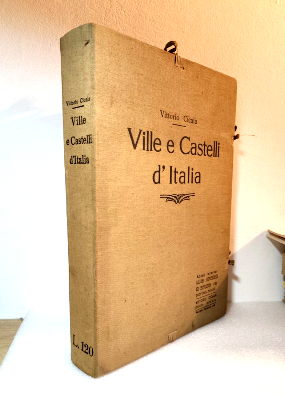 Ville e castelli d'Italia Piemonte e Liguria, Vittorio Cicala, Modiano, 1915
