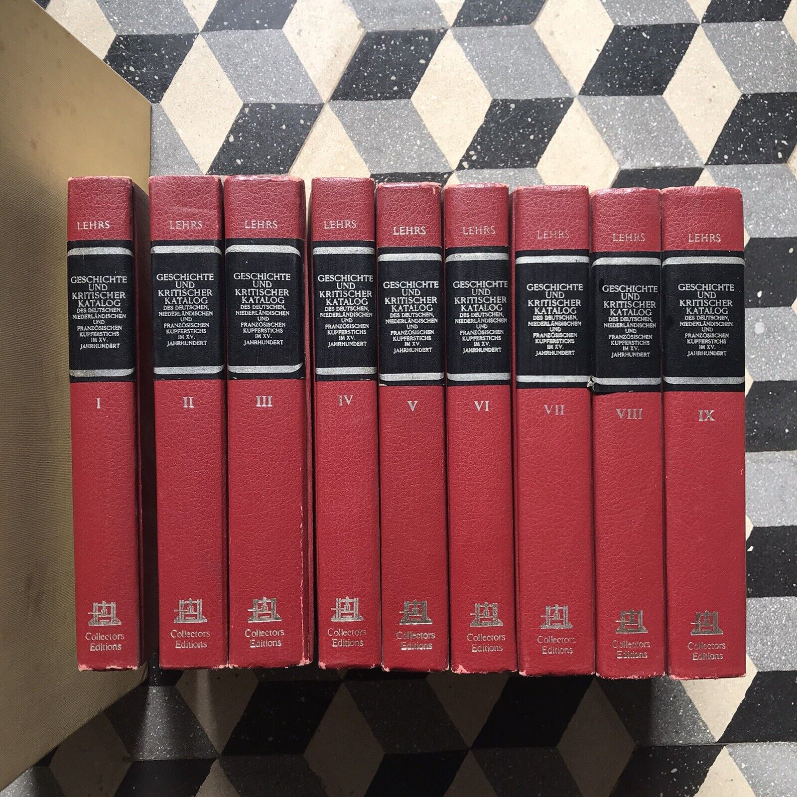 GESCHICHTE UND KRITISCHER KATALOG DES DEUTSCHEN, LEHRS collectors edition