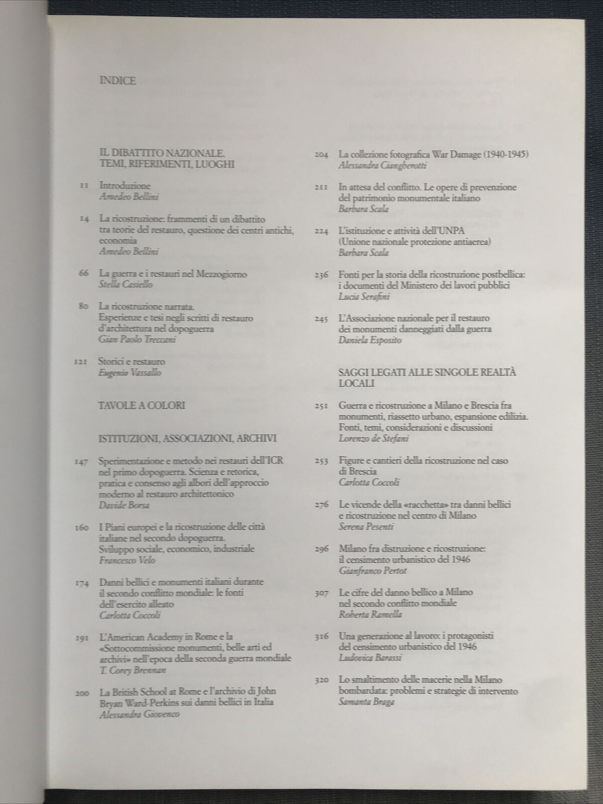 GUERRA MONUMENTI RICOSTRUZIONE architetture centri sto, L. De Stefani, Marsilio.
