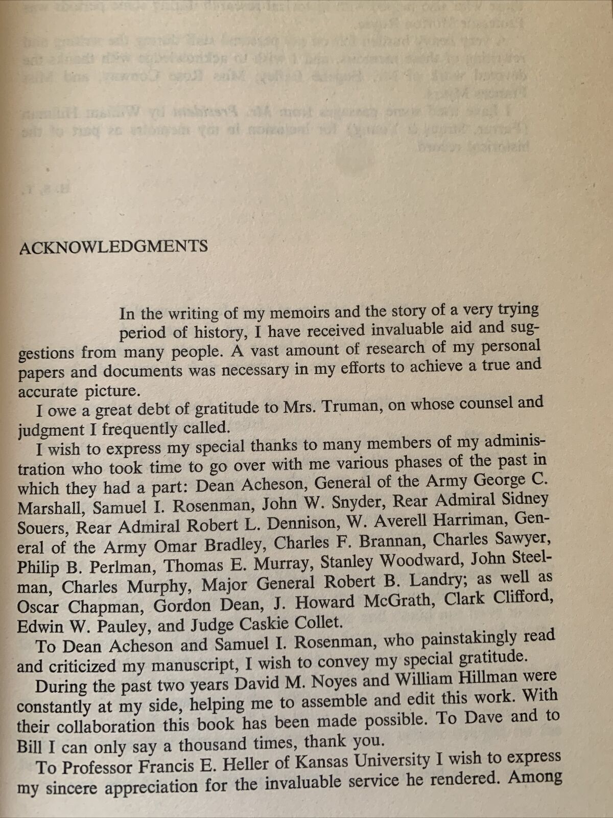 MEMOIRS BY HARRY S. TRUMAN. year of decisions, years of trial and hope 1946-1952