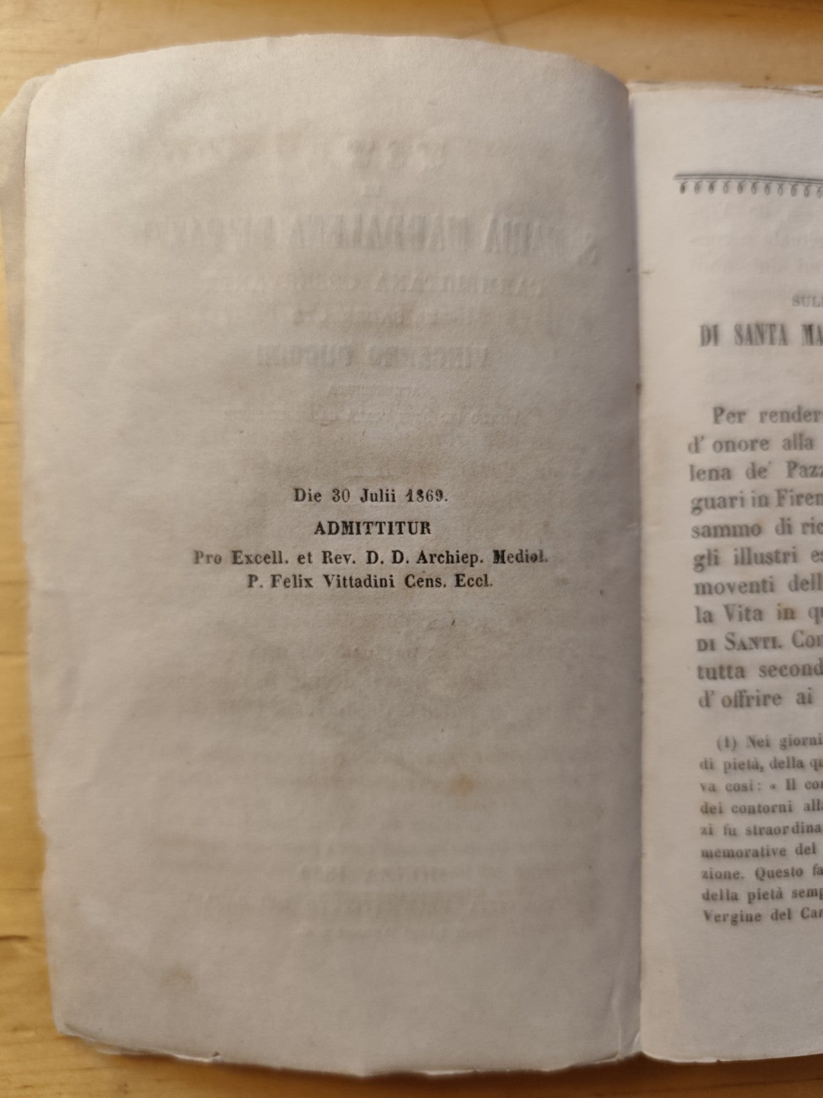 Vita di S. M. Maddalena de' Pazzi Carmelitana osserv. - Vincenzo Puccini 1869