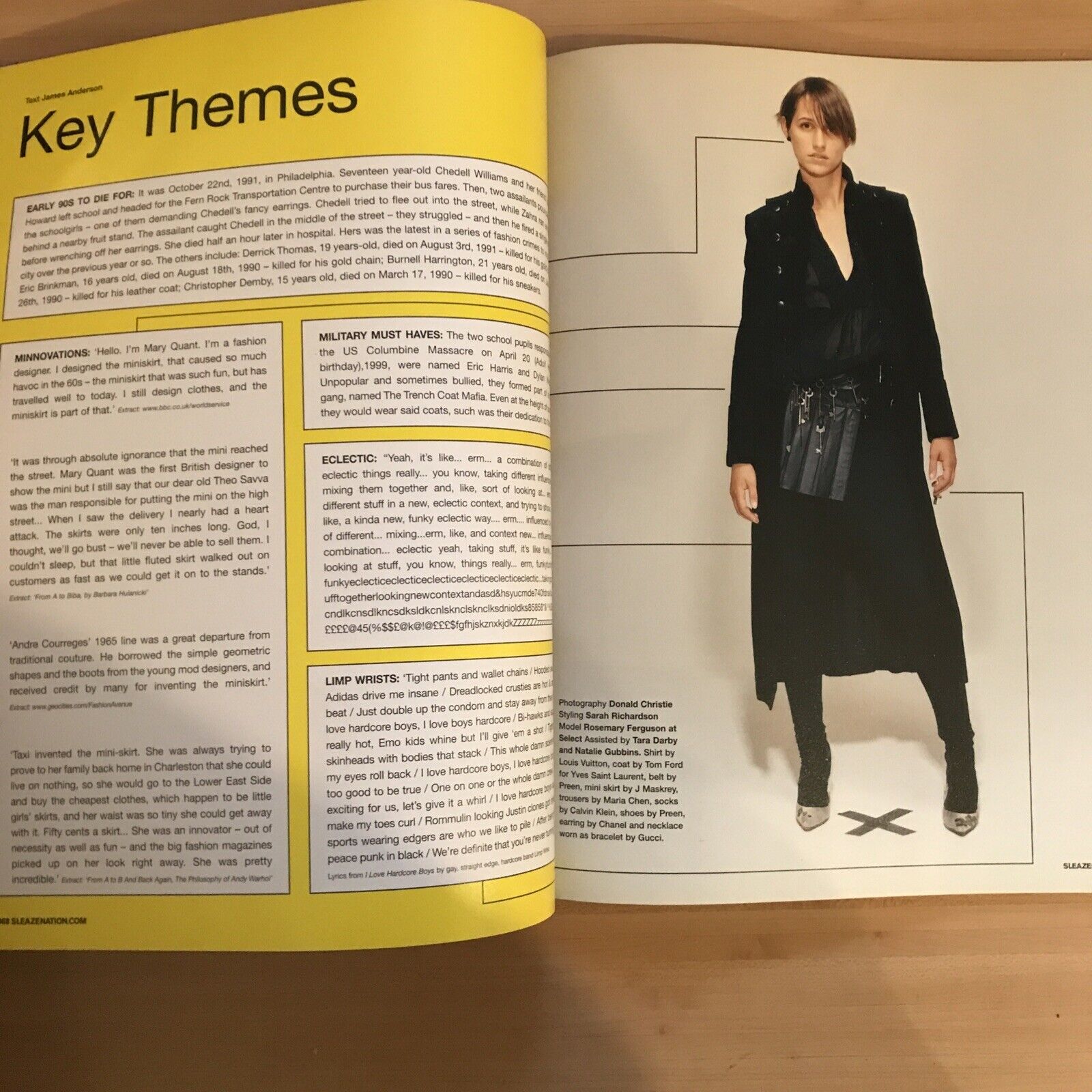 SLEAZENATION magazine oct 2001 - volume 4 issue 09 - Art Fashion Music Design