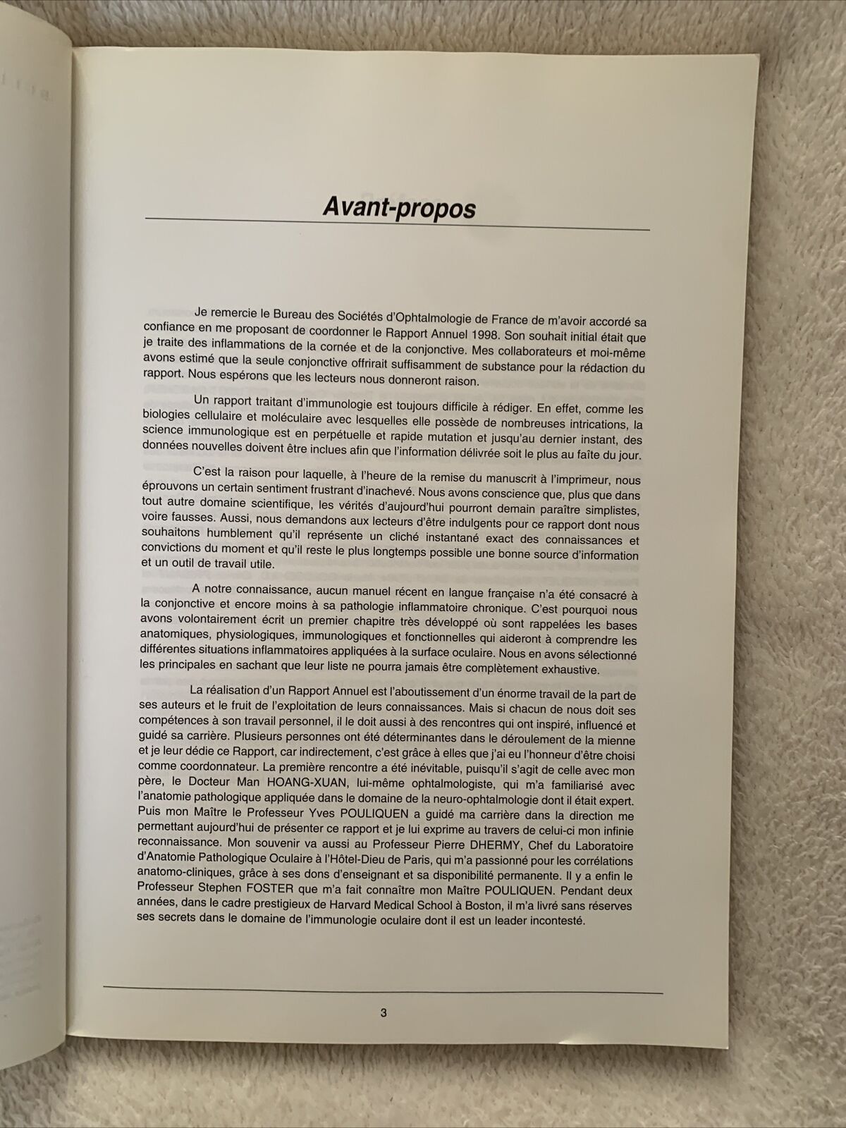 Inflammation chronique de la conjonctive, Thanh Hoang-Xuan, Hannouche, Badouin