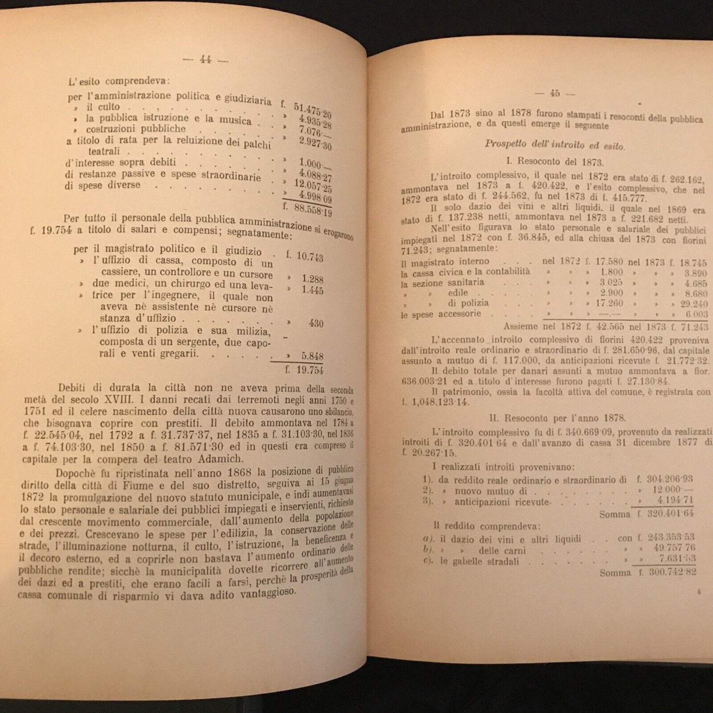 MEMORIE PER LA STORIA DELLA LIBURNICA CITTÀ DI FIUME, Giovanni Kobler 1896.3 VOL
