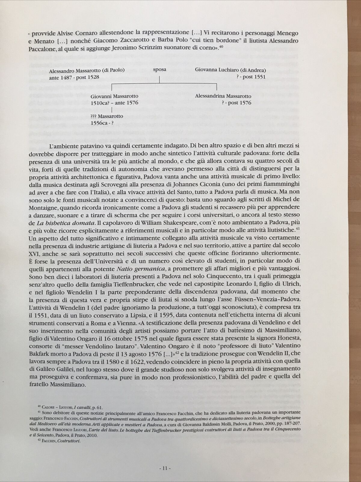 INTAVOLATURA MANOSCRITTA PER LIUTO,G. Pacolini, Castelfr. Veneto, F. Rossi Forni