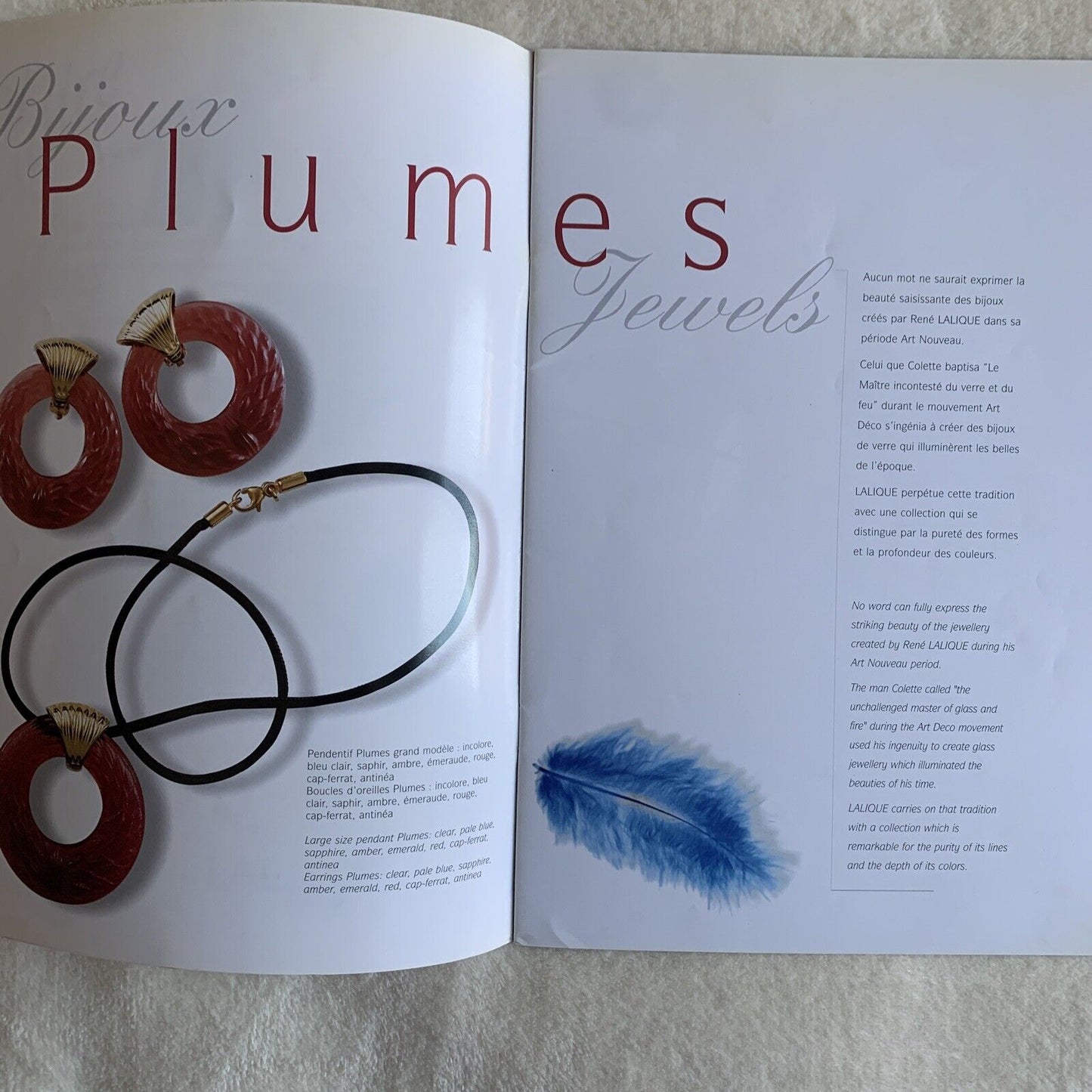LALIQUE CATALOGUE CATALOG 1997 - L'univers lalique 1997 #
